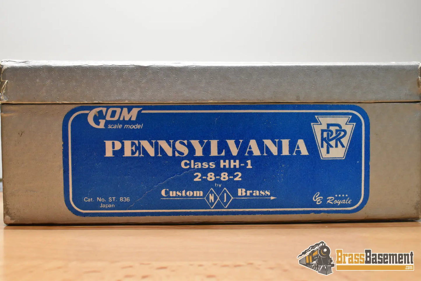 HO Brass - NJCB ST-836 GOM Pennsylvania PRR HH-1 2-8-8-2 #374 - Nice C/P Steam