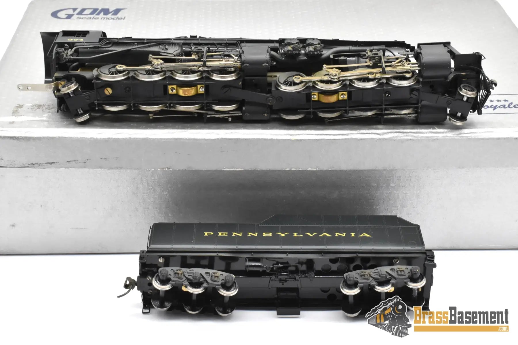 HO Brass - NJCB ST-836 GOM Pennsylvania PRR HH-1 2-8-8-2 #374 - Nice C/P Steam