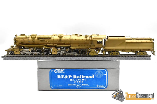 HO Brass - NJCB ST-838 GOM Richmond Fredericksburg & Potomac RF&P H-7 2-8-8-2 - Unpainted Steam