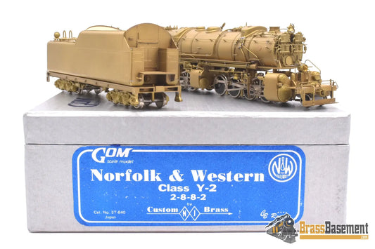 Ho Brass - Njcb St - 840 Gom Norfolk & Western N&W Y - 2 2 - 8 - 8 - 2 Unpainted Steam
