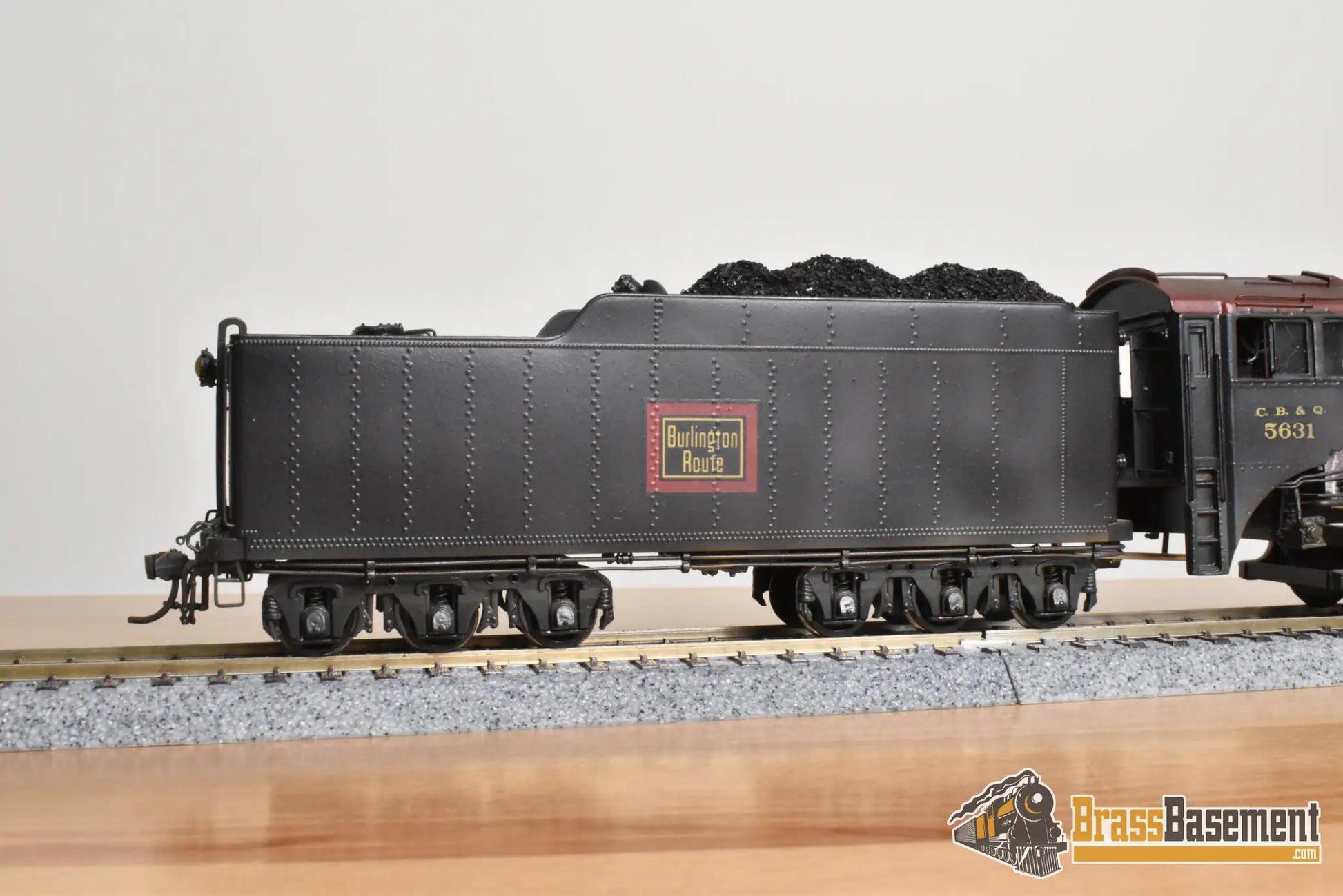 HO Brass - NJCB STC-220 CB&Q Burlington O-5a 4-8-4 #5631 - 1978 Run - C/P NICE - Steam