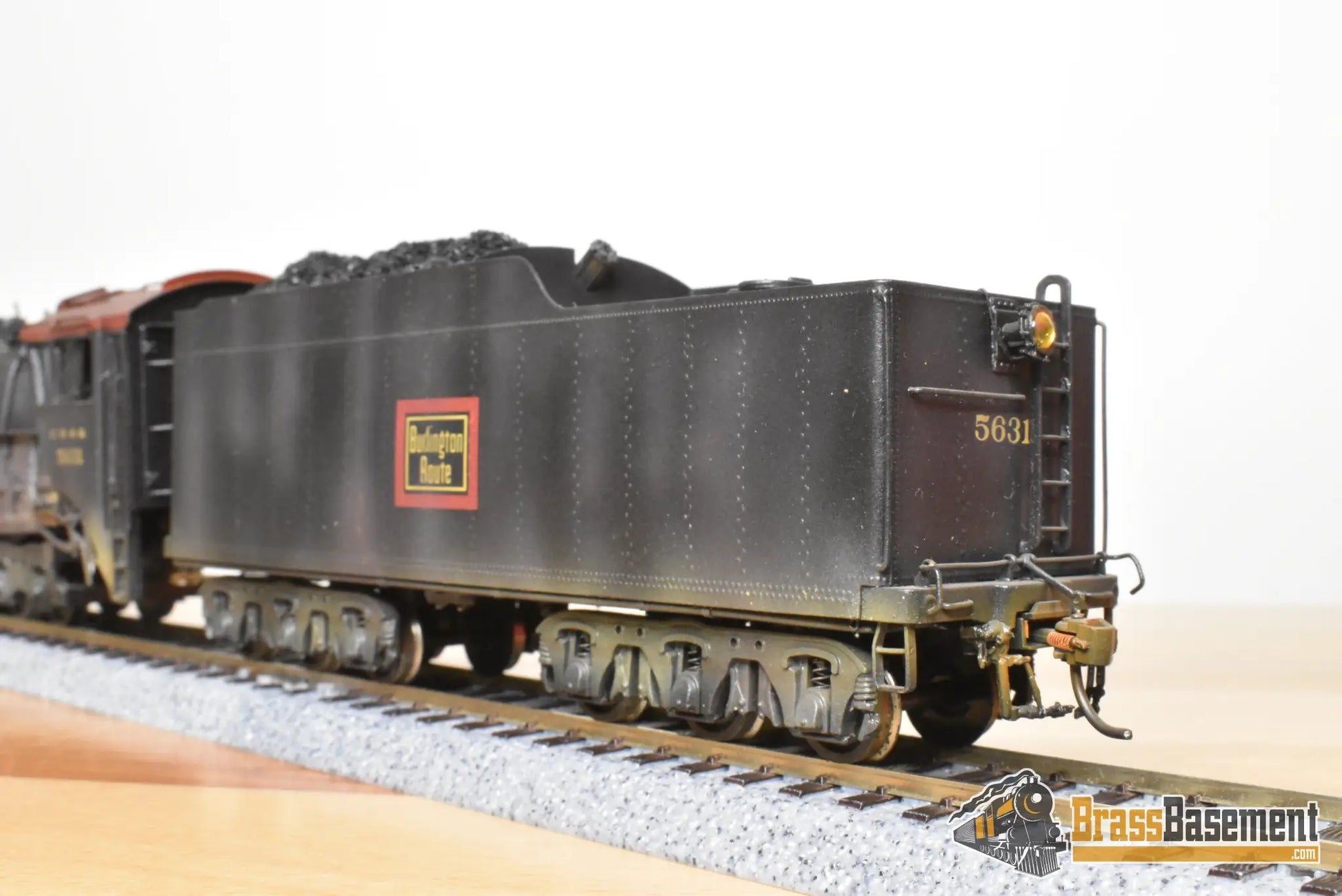 HO Brass - NJCB STC-220 CB&Q Burlington O-5a 4-8-4 #5631 - 1978 Run - C/P NICE - Steam