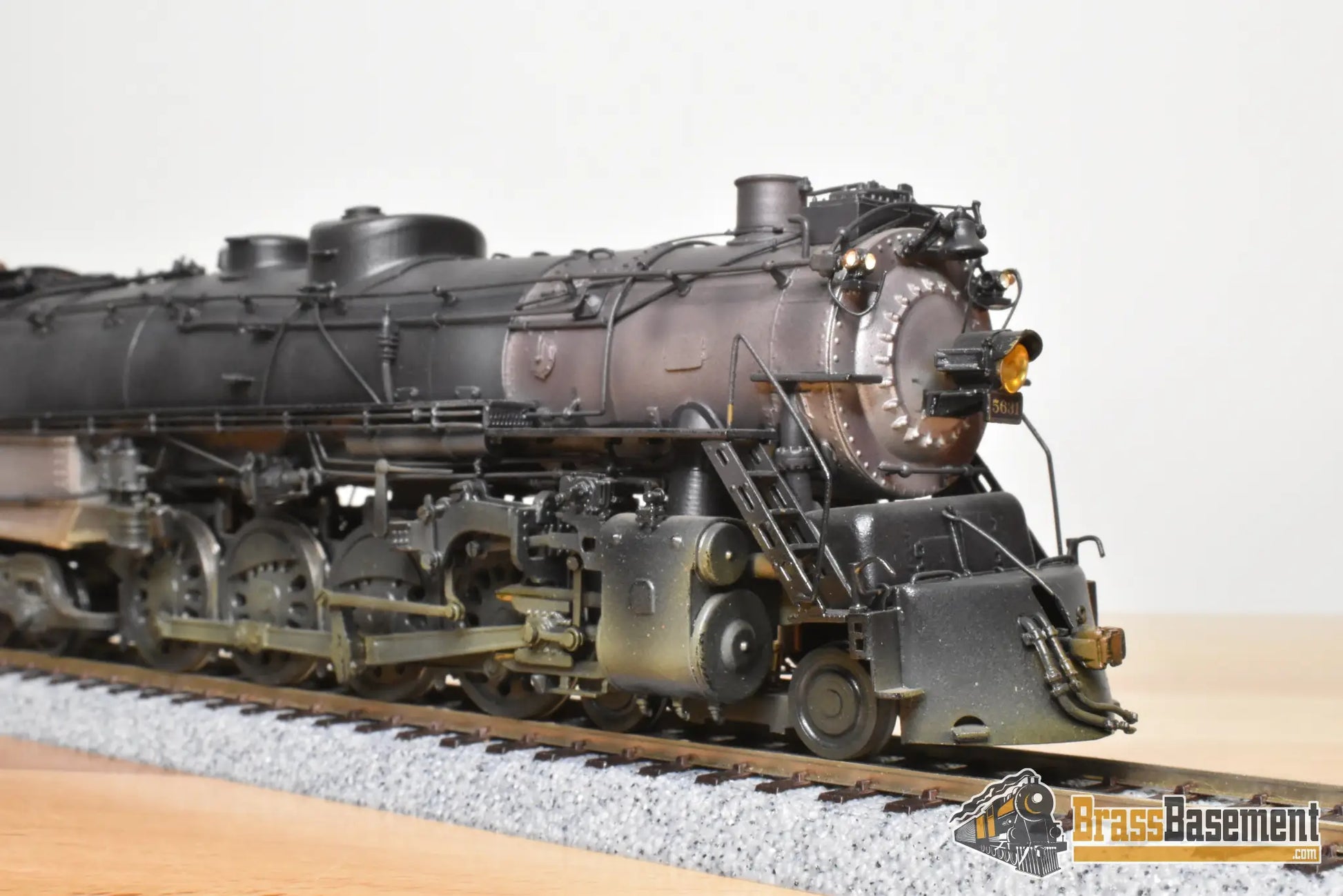 HO Brass - NJCB STC-220 CB&Q Burlington O-5a 4-8-4 #5631 - 1978 Run - C/P NICE - Steam