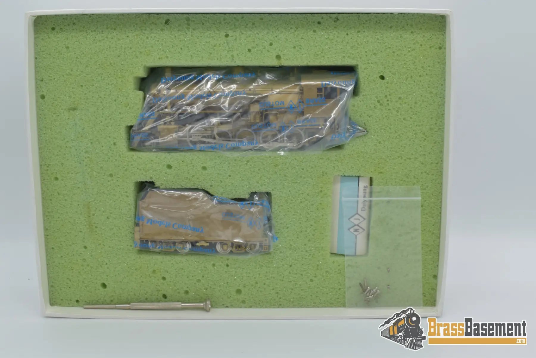 Ho Brass - Njcb Western Maryland I - 1 2 - 10 - 0 Mint Unpainted Steam