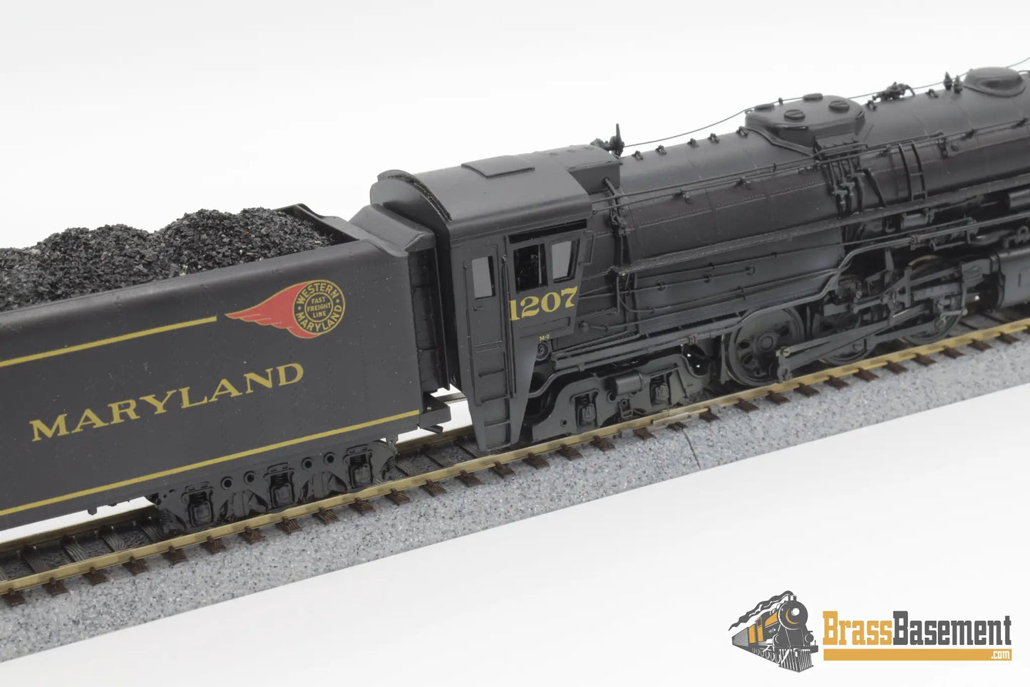 Ho Brass - Njcb Western Maryland M - 2 4 - 6 - 6 - 4 Custom Painted Steam