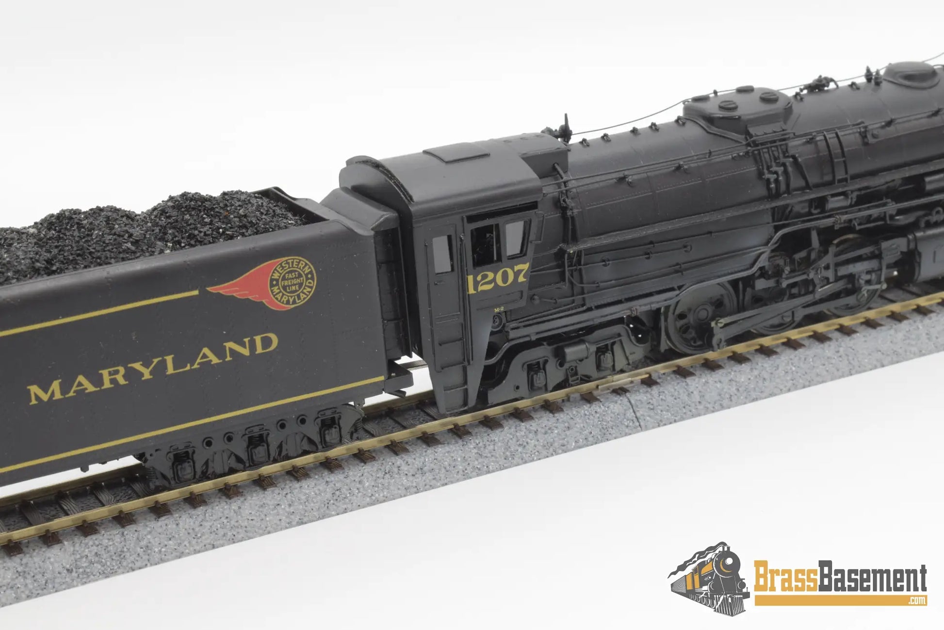Ho Brass - Njcb Western Maryland M - 2 4 - 6 - 6 - 4 Custom Painted Steam