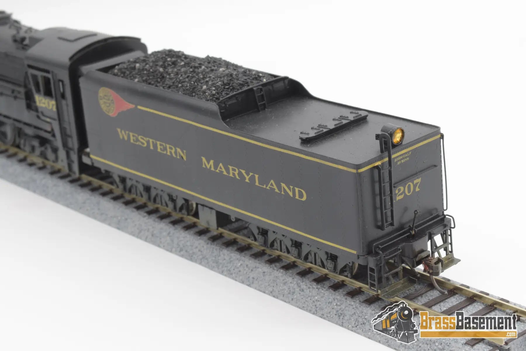 Ho Brass - Njcb Western Maryland M - 2 4 - 6 - 6 - 4 Custom Painted Steam