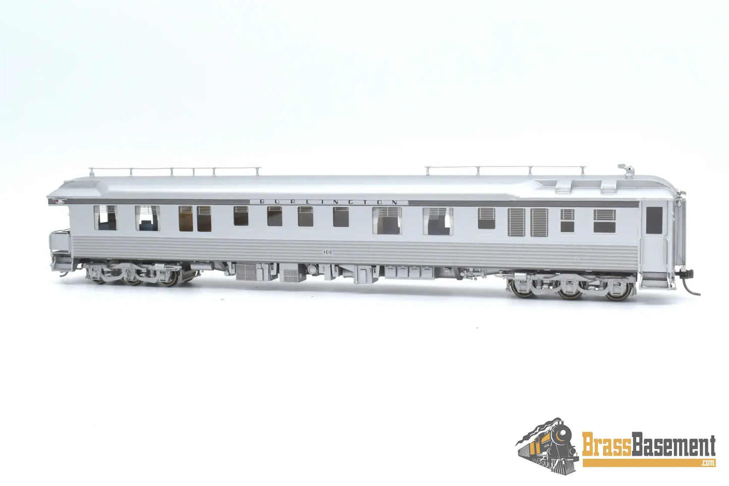 Ho Brass - North Bank Line Nbl Cb&Q Burlington #100 Shadowlined 1950S - Mid 1960S Brand New