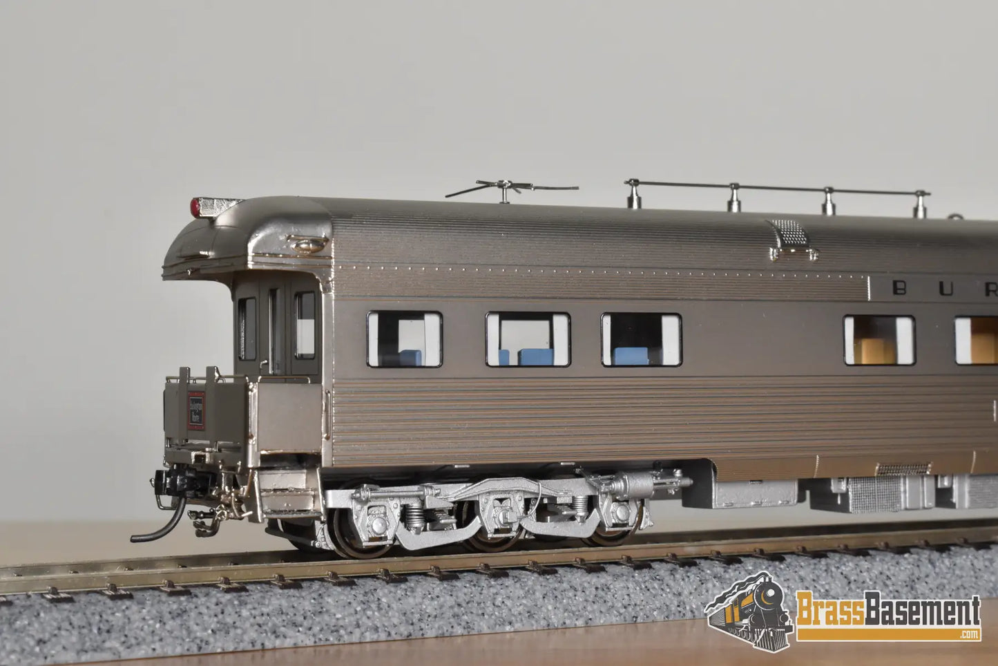 HO Brass - North Bank Line NBL CB&Q Burlington ’The Round Up’ - Mint Passenger