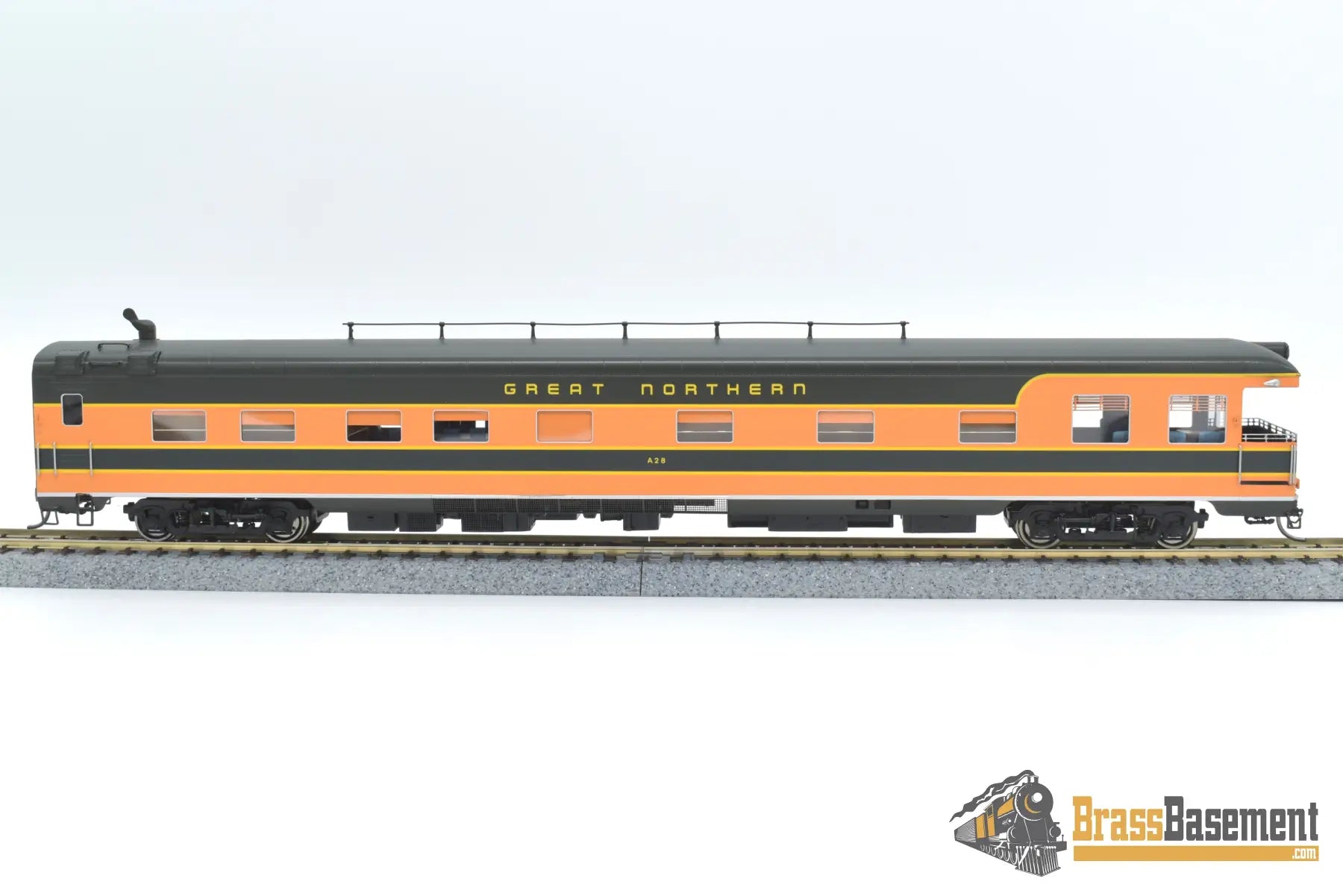 Ho Brass - North Bank Line Nbl Gn Great Northern A28 1950S Skirted Version Brand New Passenger