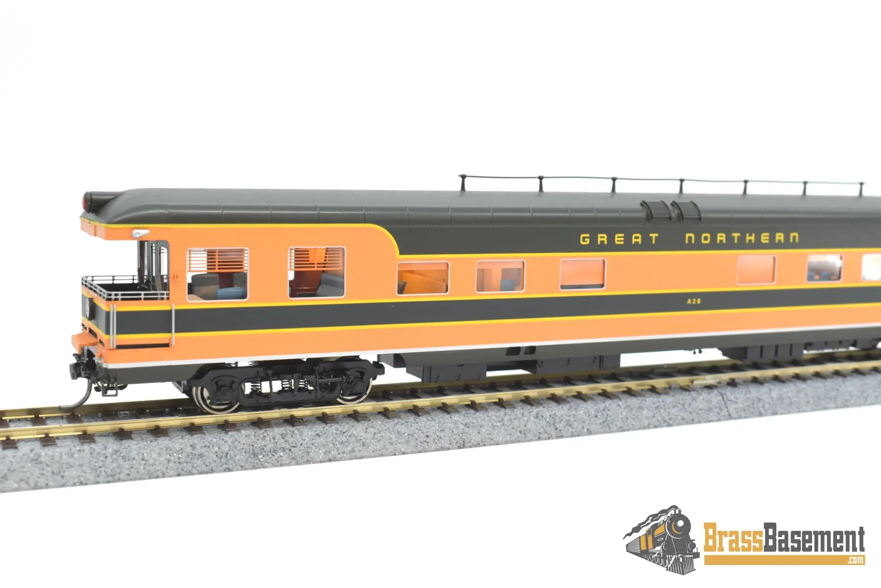 Ho Brass - North Bank Line Nbl Gn Great Northern A28 1950S Skirted Version Brand New Passenger