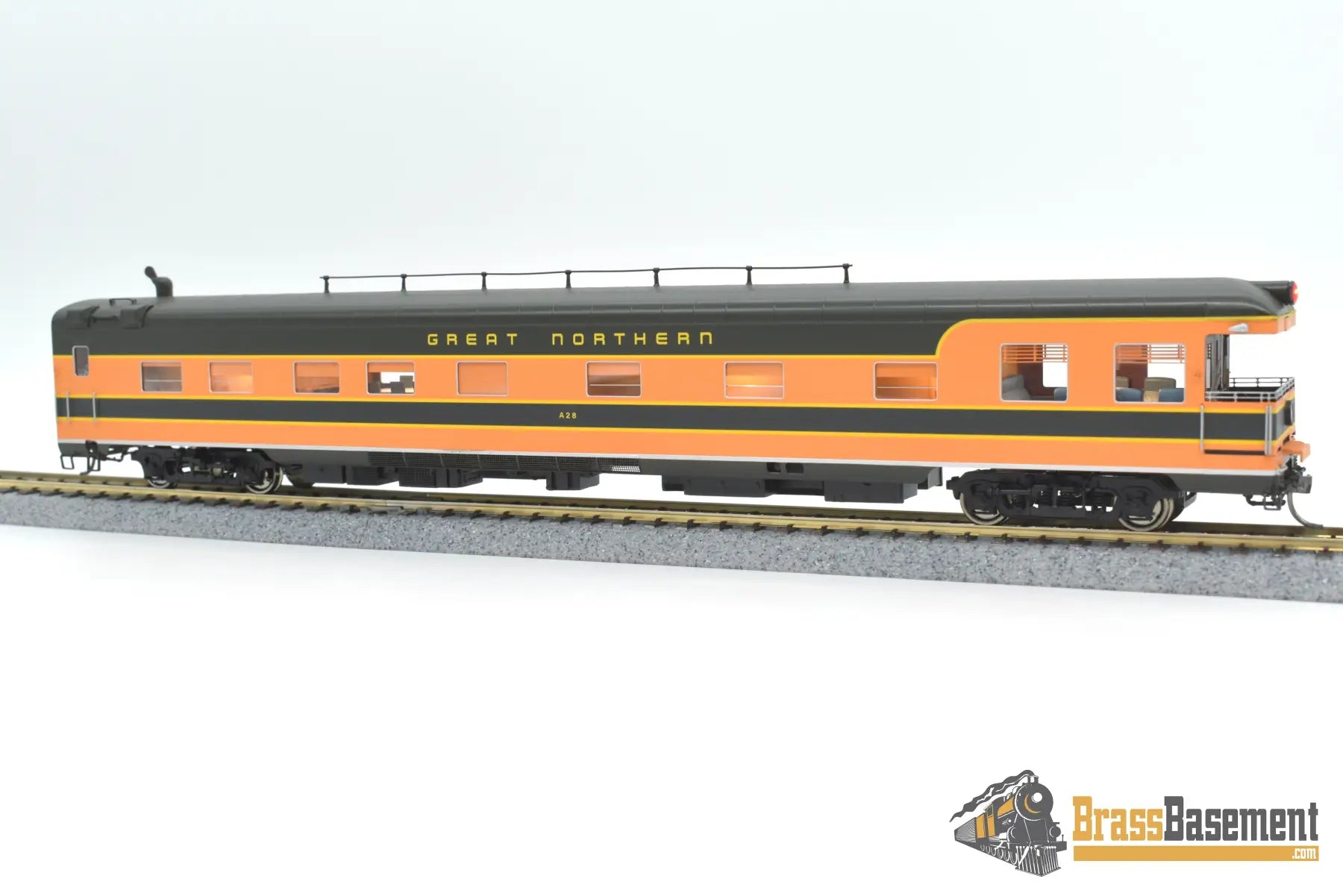 Ho Brass - North Bank Line Nbl Gn Great Northern A28 1950S Skirted Version Brand New Passenger