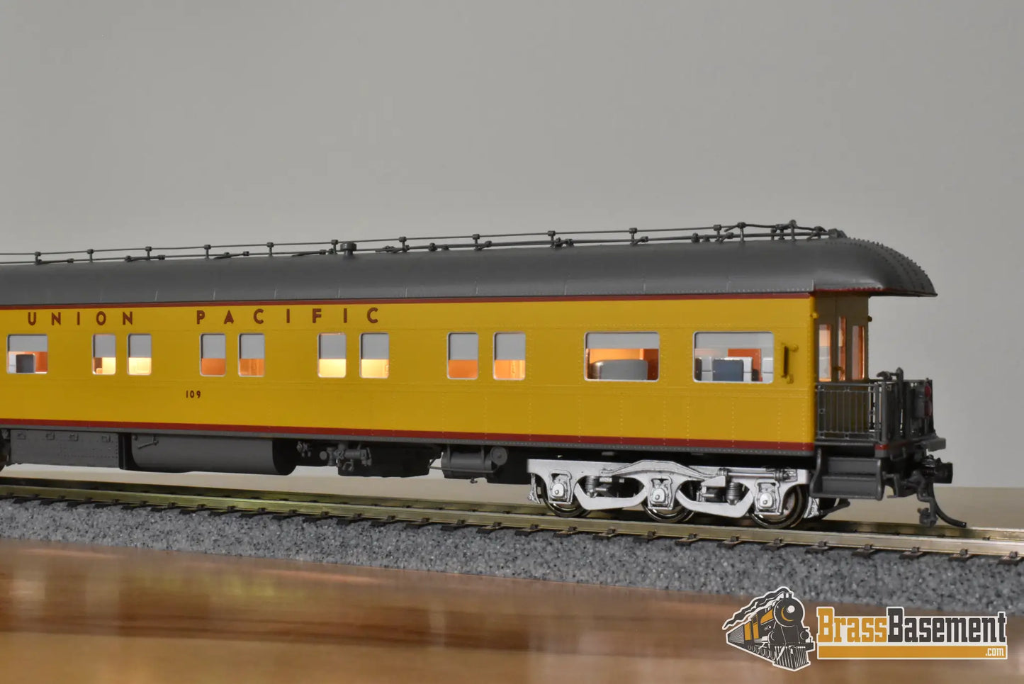 HO Brass - North Bank Line NBL UP Union Pacific ’106’ Business Car 1960s Era - MINT - Passenger