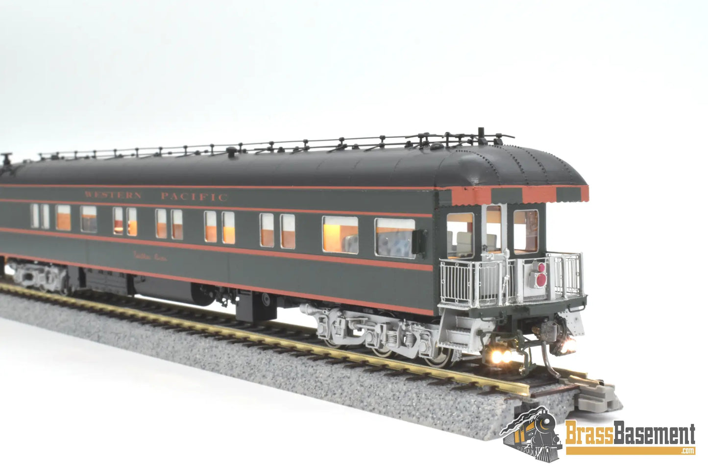 Ho Brass - North Bank Line Nbl Western Pacific ’Feather River’ Brand New Last One Passenger