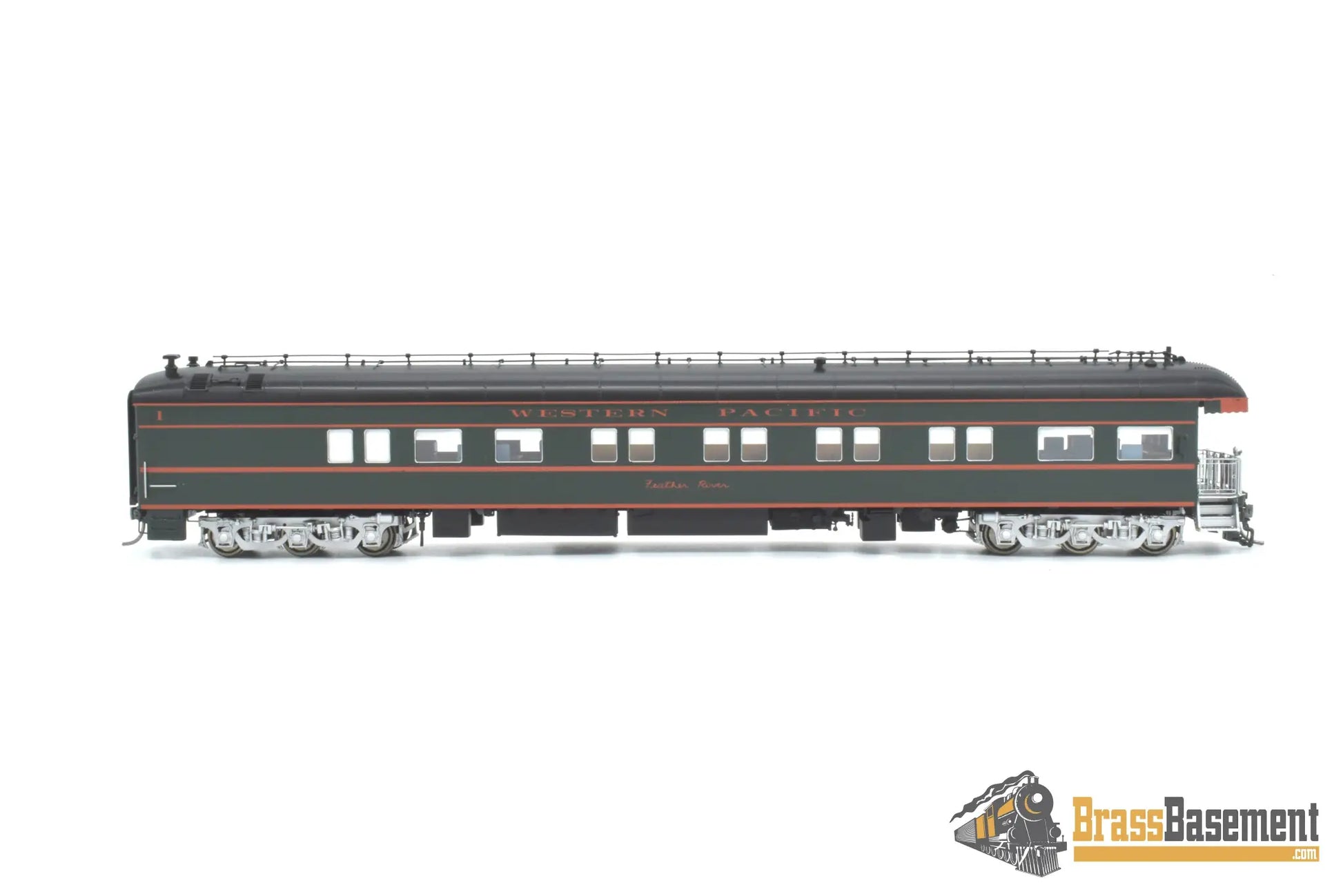 Ho Brass - North Bank Line Nbl Western Pacific ’Feather River’ Brand New Last One Passenger
