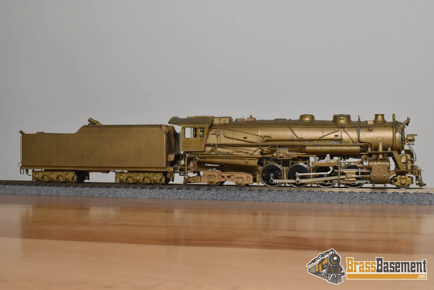 HO Brass - NPP C&NW Chicago & Northwestern 2-8-4 J-4 - Unpainted 1983 - Steam