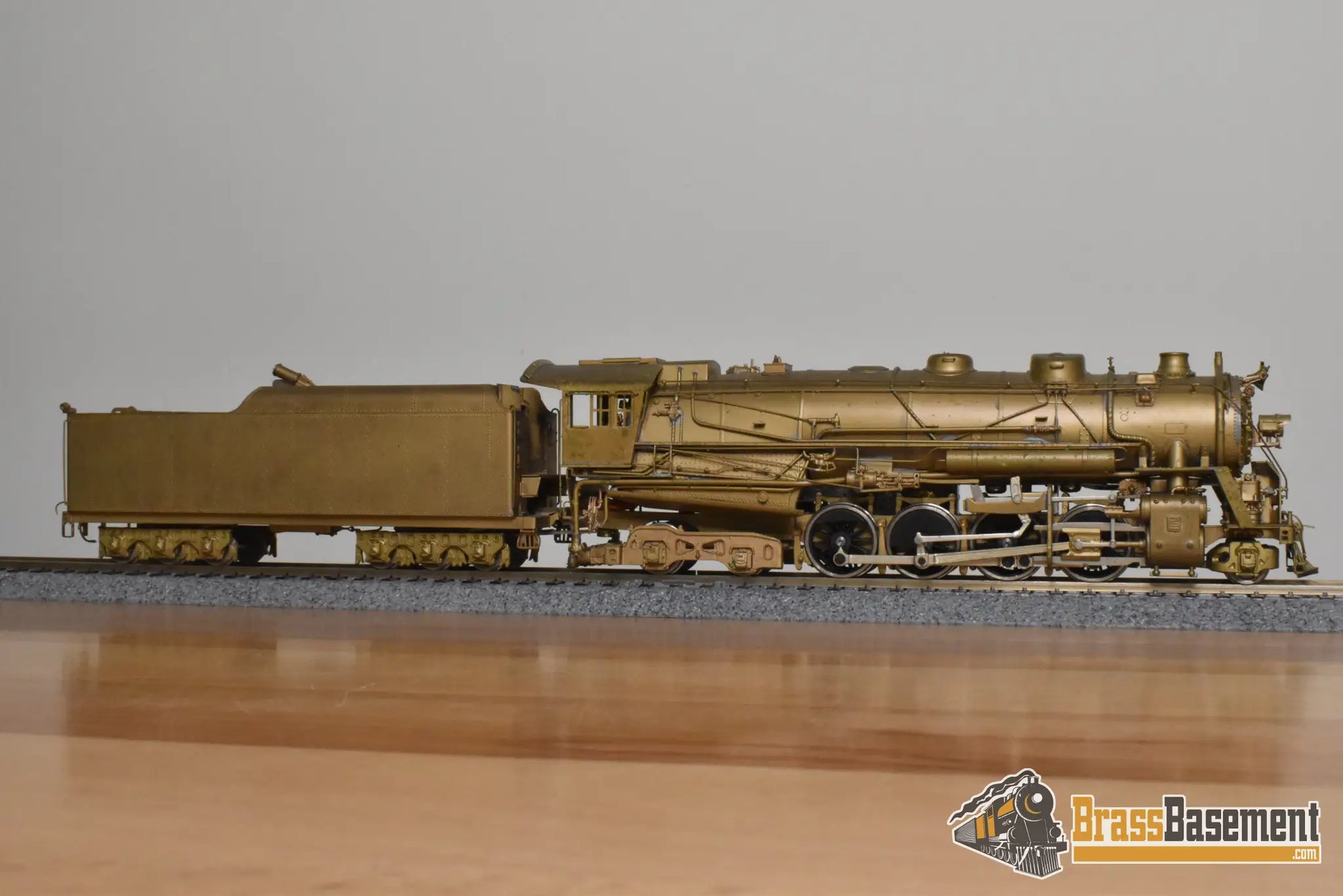 HO Brass - NPP C&NW Chicago & Northwestern 2-8-4 J-4 - Unpainted 1983 - Steam