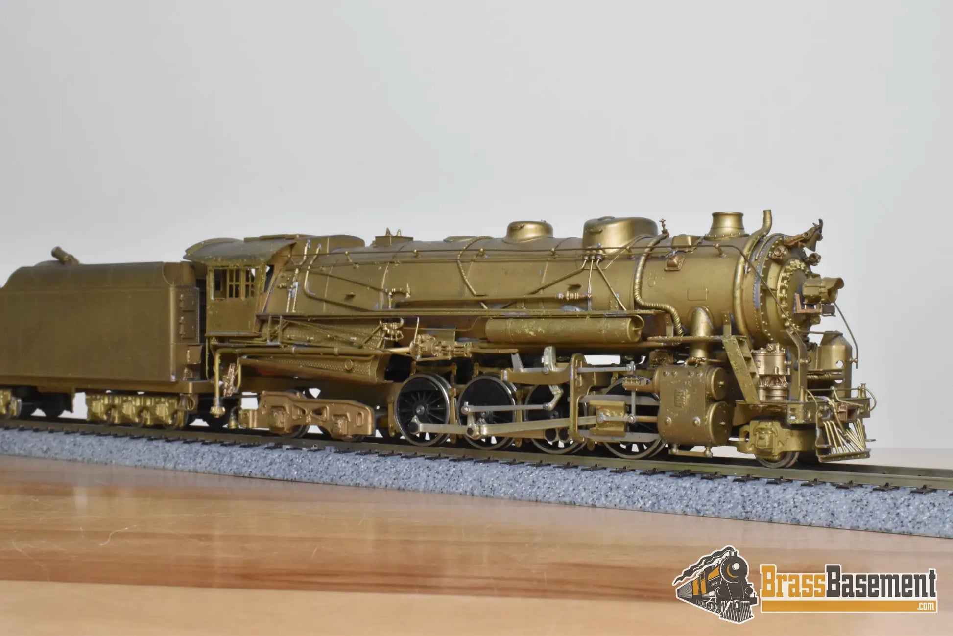 HO Brass - NPP C&NW Chicago & Northwestern 2-8-4 J-4 - Unpainted 1983 - Steam