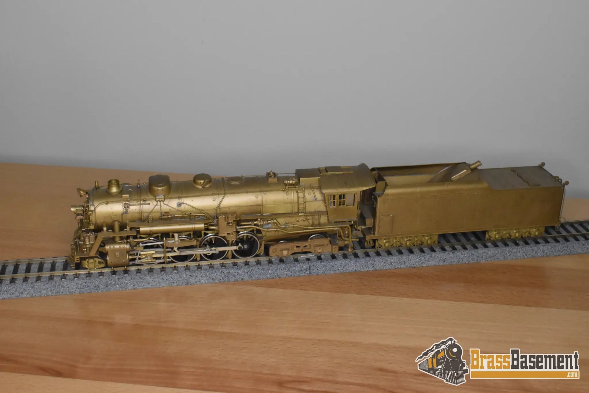 HO Brass - NPP C&NW Chicago & Northwestern 2-8-4 J-4 - Unpainted 1983 - Steam