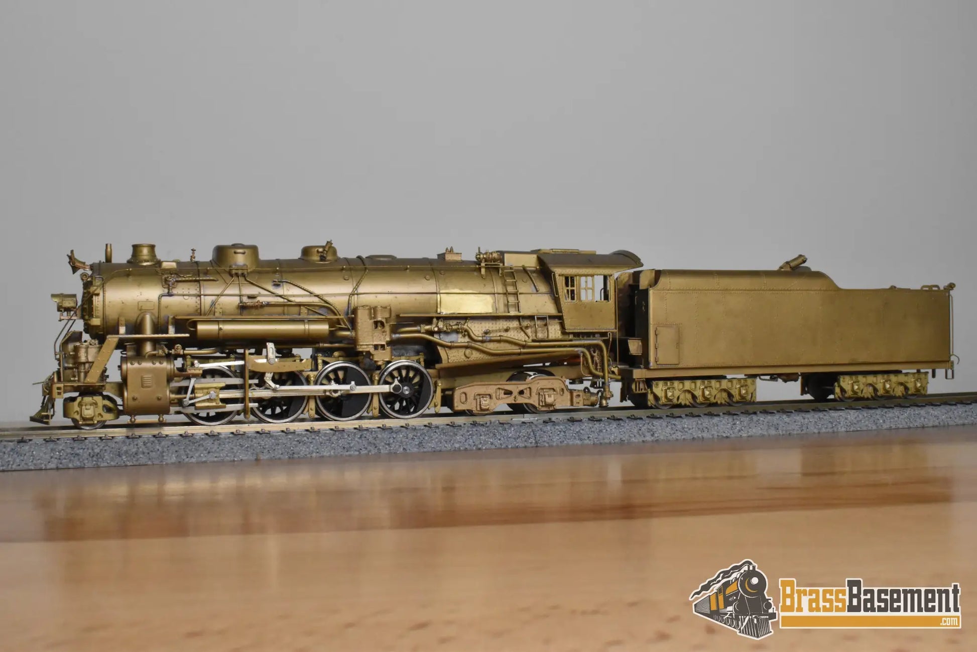 HO Brass - NPP C&NW Chicago & Northwestern 2-8-4 J-4 - Unpainted 1983 - Steam