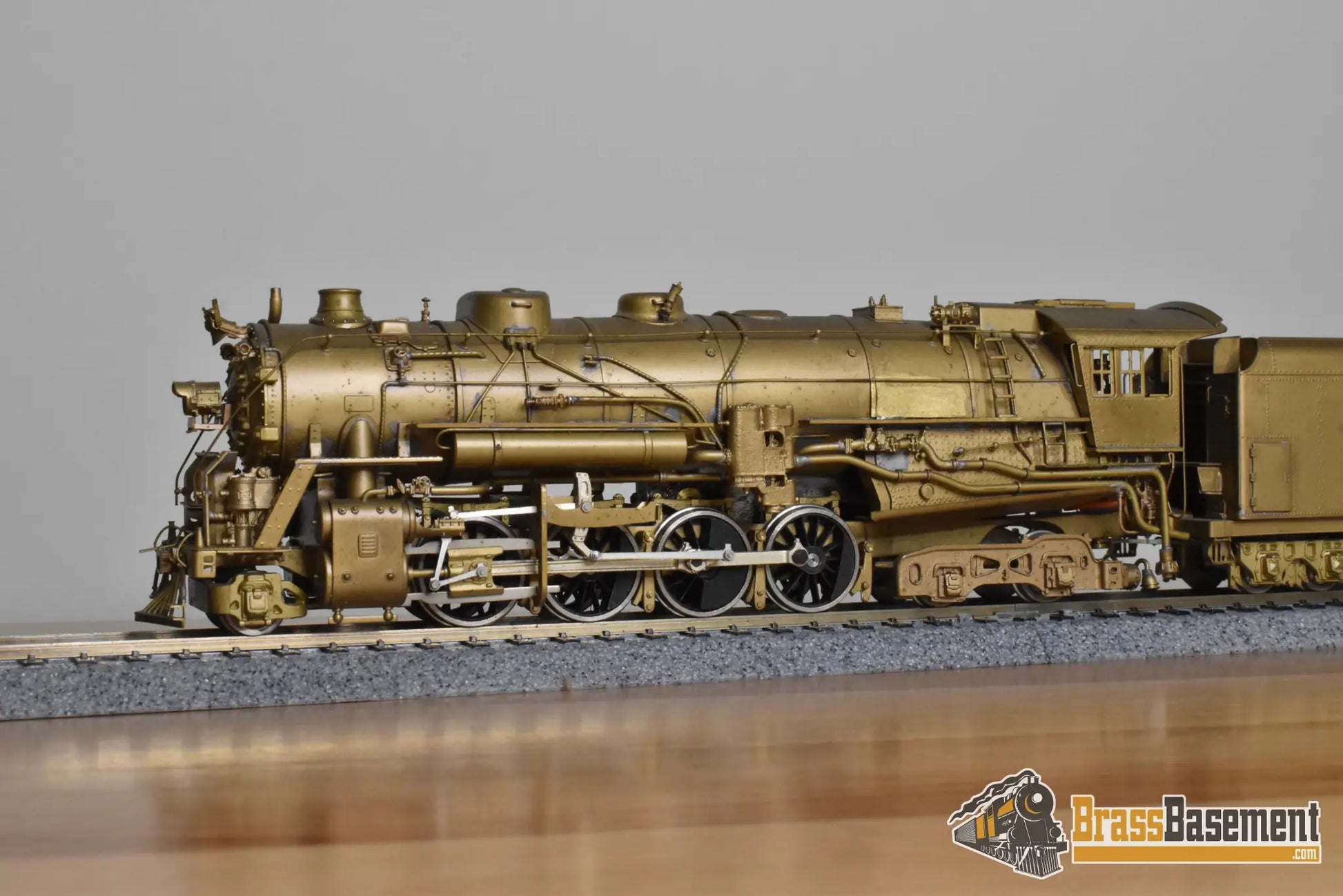 HO Brass - NPP C&NW Chicago & Northwestern 2-8-4 J-4 - Unpainted 1983 - Steam