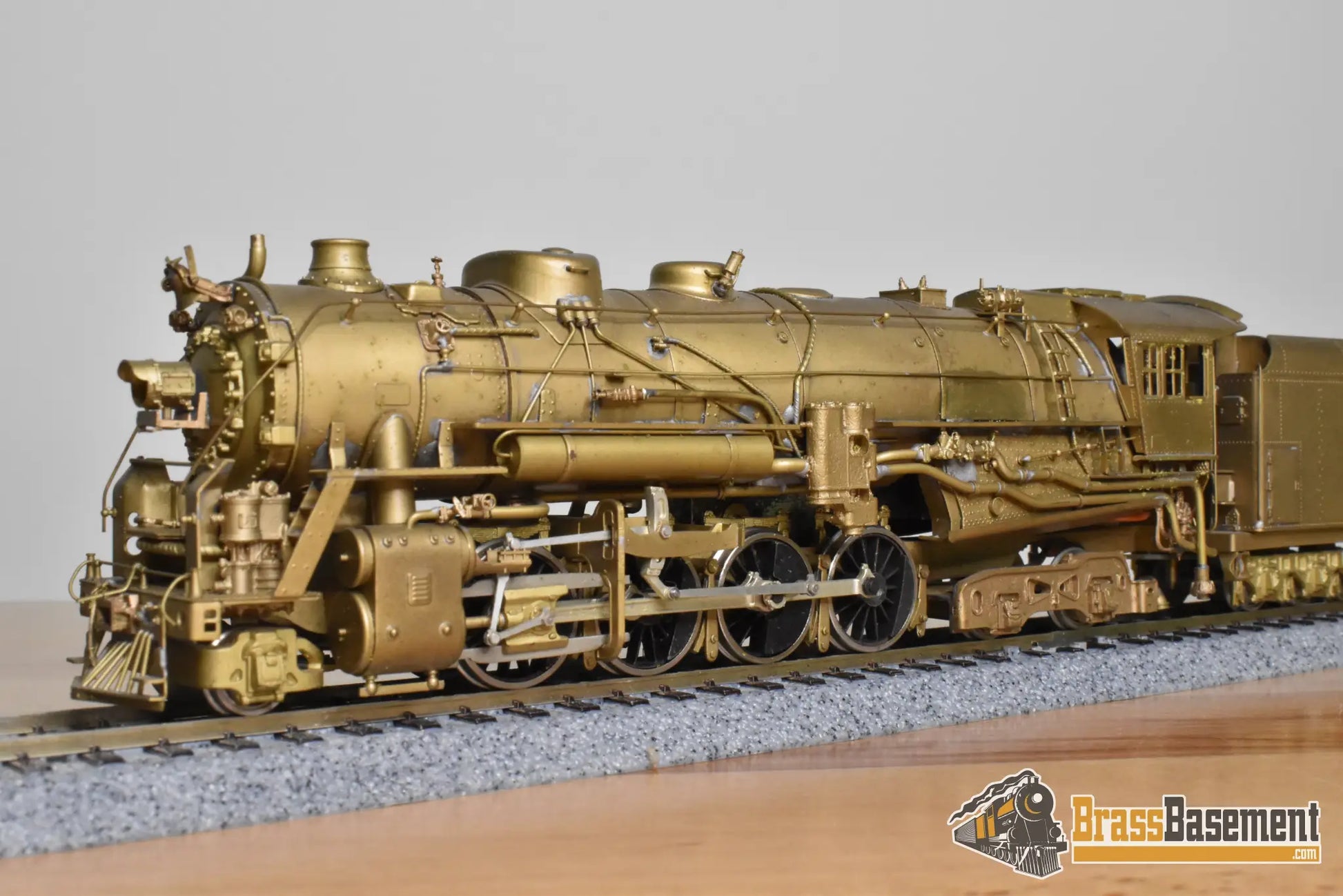 HO Brass - NPP C&NW Chicago & Northwestern 2-8-4 J-4 - Unpainted 1983 - Steam