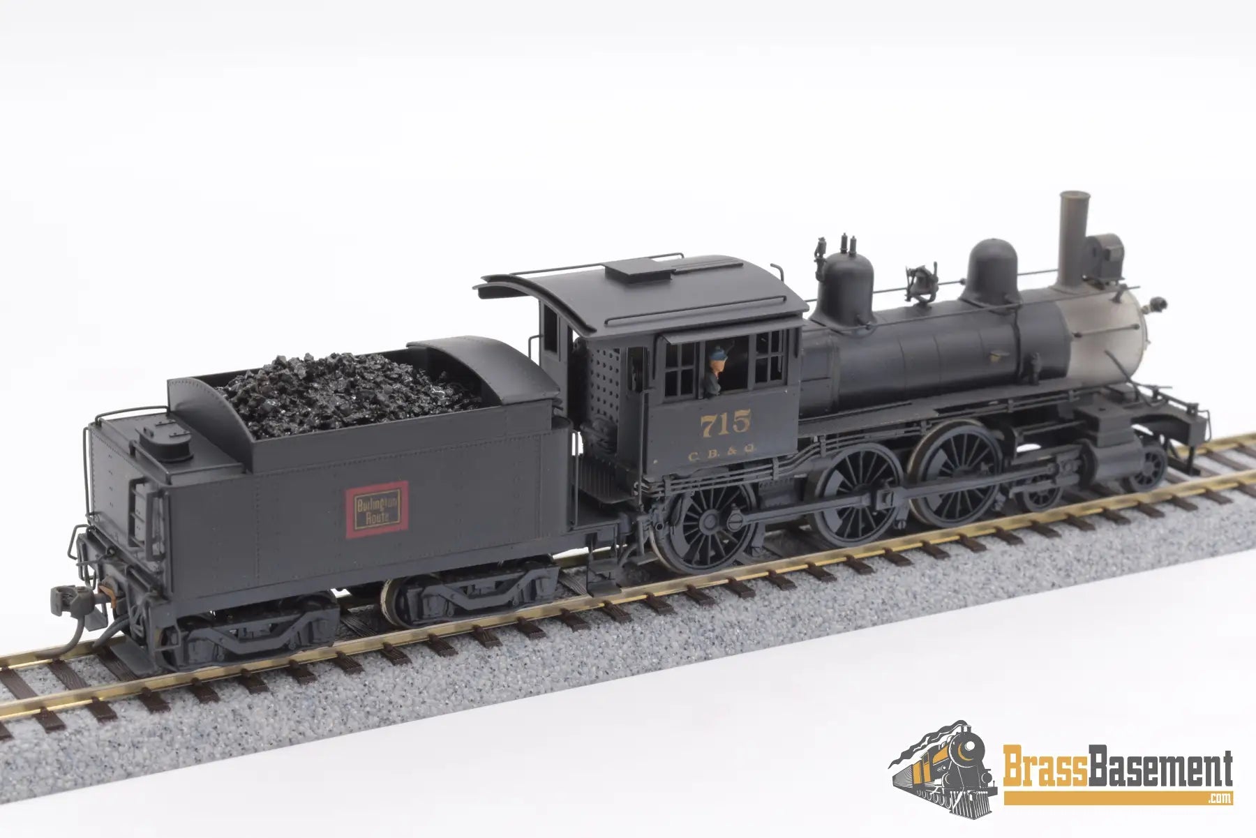 Ho Brass - Npp Cb&Q Burlington 4 - 6 - 0 K - 2 Ten Wheeler As Is Steam