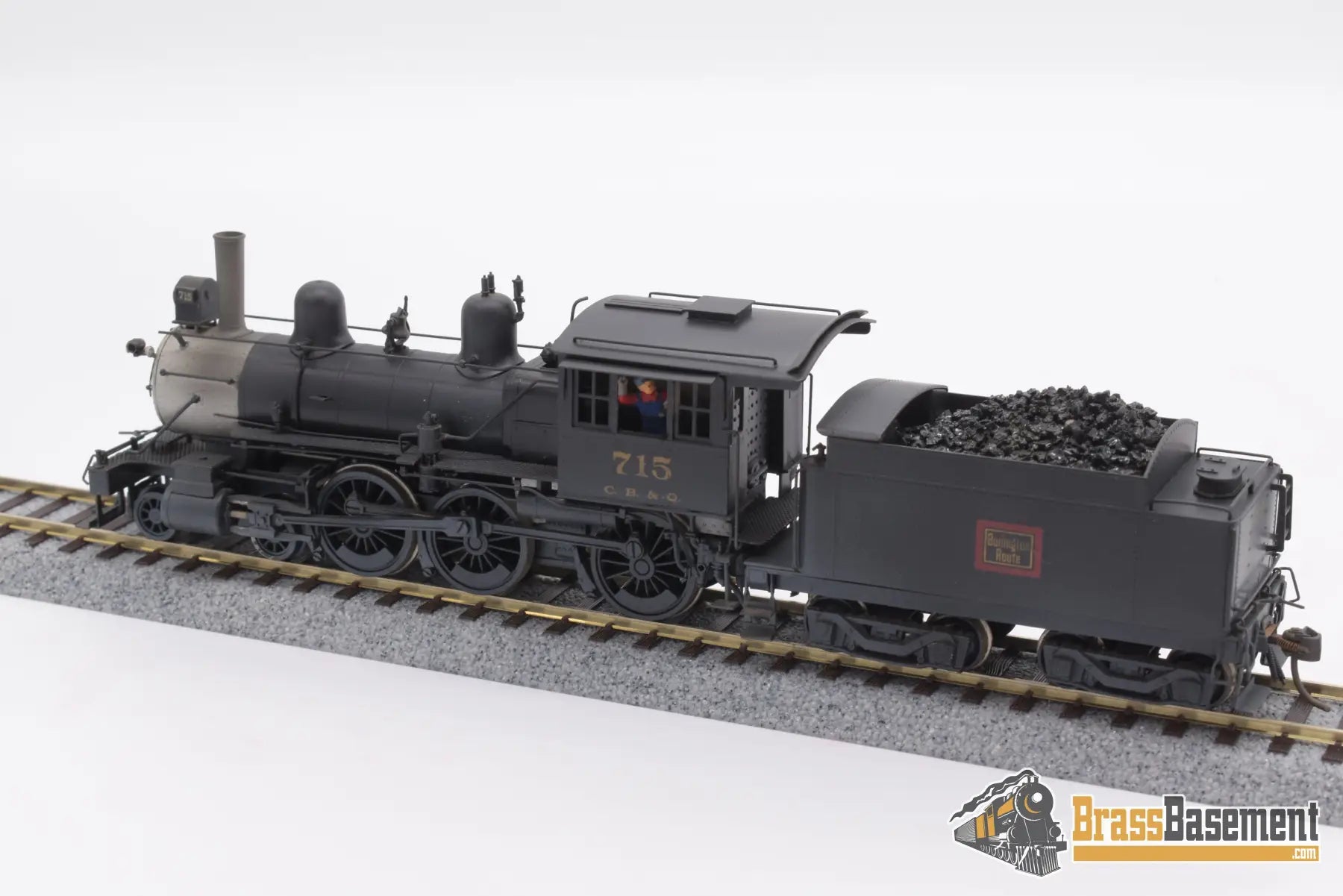 Ho Brass - Npp Cb&Q Burlington 4 - 6 - 0 K - 2 Ten Wheeler As Is Steam