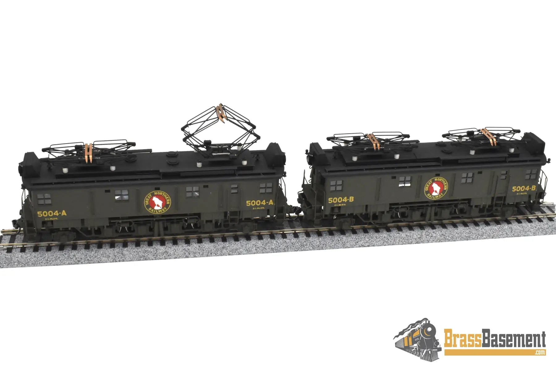 HO Brass - NPP Great Northern GN Z-1 Electric Locomotive Set - GREAT C/P One Powered Electric