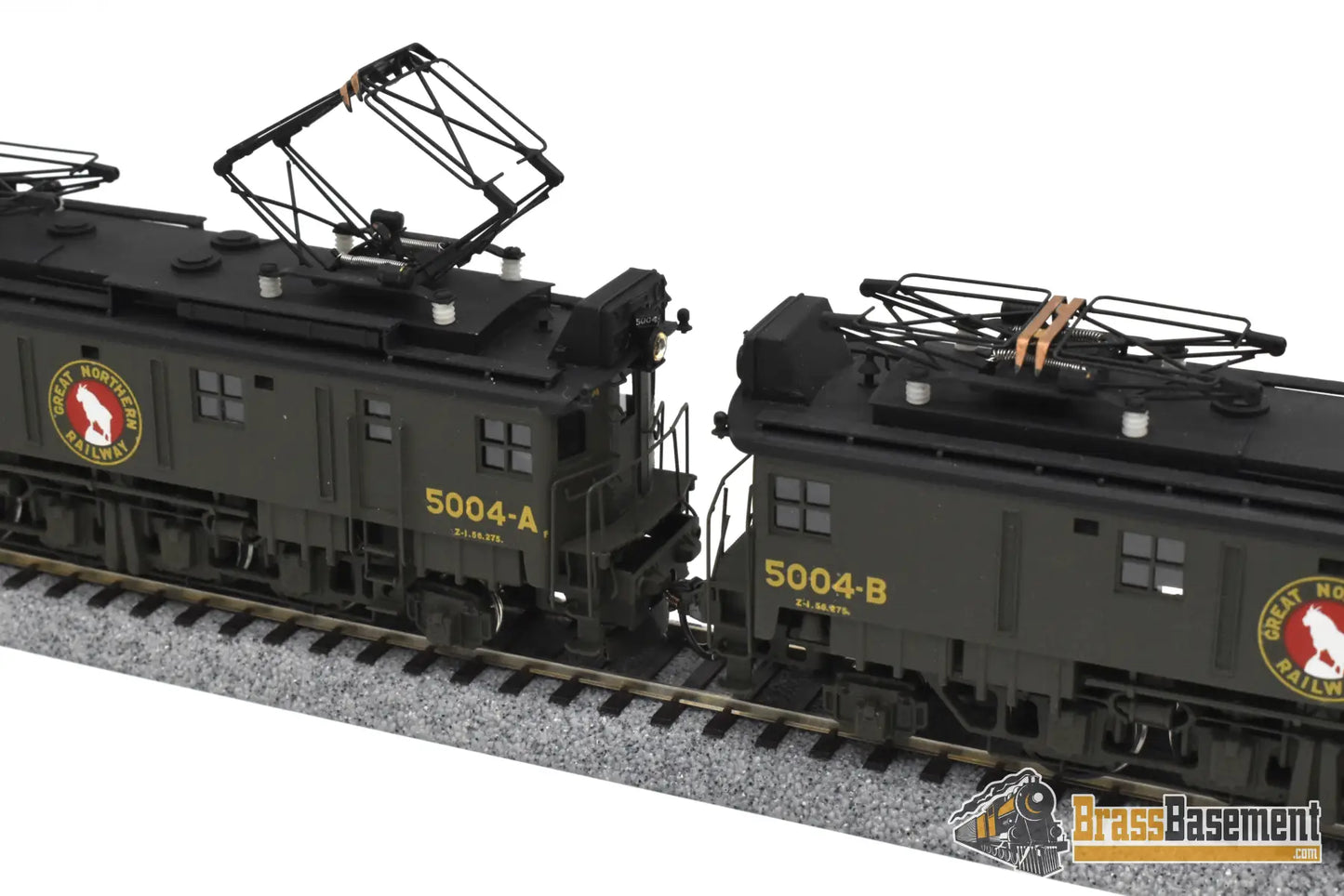 HO Brass - NPP Great Northern GN Z-1 Electric Locomotive Set - GREAT C/P One Powered Electric