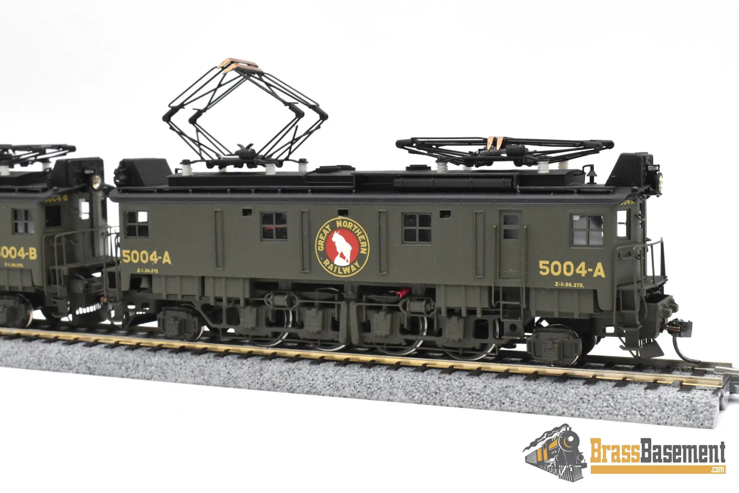 HO Brass - NPP Great Northern GN Z-1 Electric Locomotive Set - GREAT C/P One Powered Electric