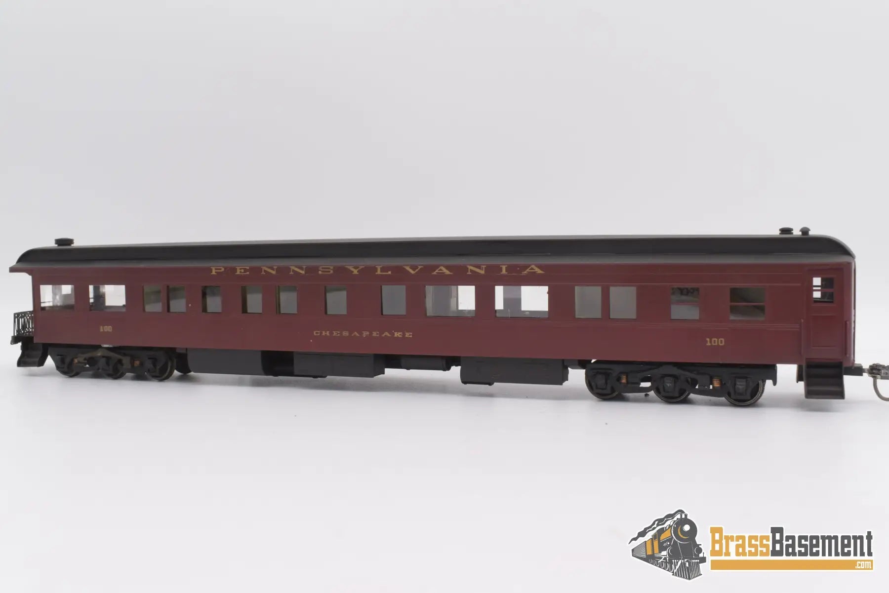 Ho Brass - Npp Pennsylvania Rr Business Car ‘Chesapeake’ #100 Super Custom Full Interior