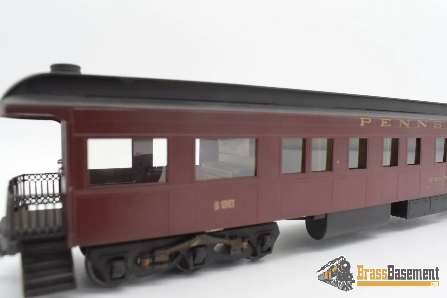 Ho Brass - Npp Pennsylvania Rr Business Car ‘Chesapeake’ #100 Super Custom Full Interior