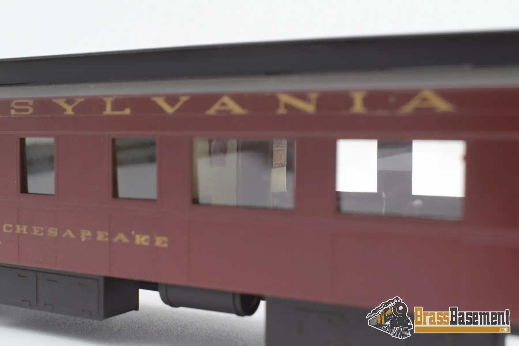 Ho Brass - Npp Pennsylvania Rr Business Car ‘Chesapeake’ #100 Super Custom Full Interior