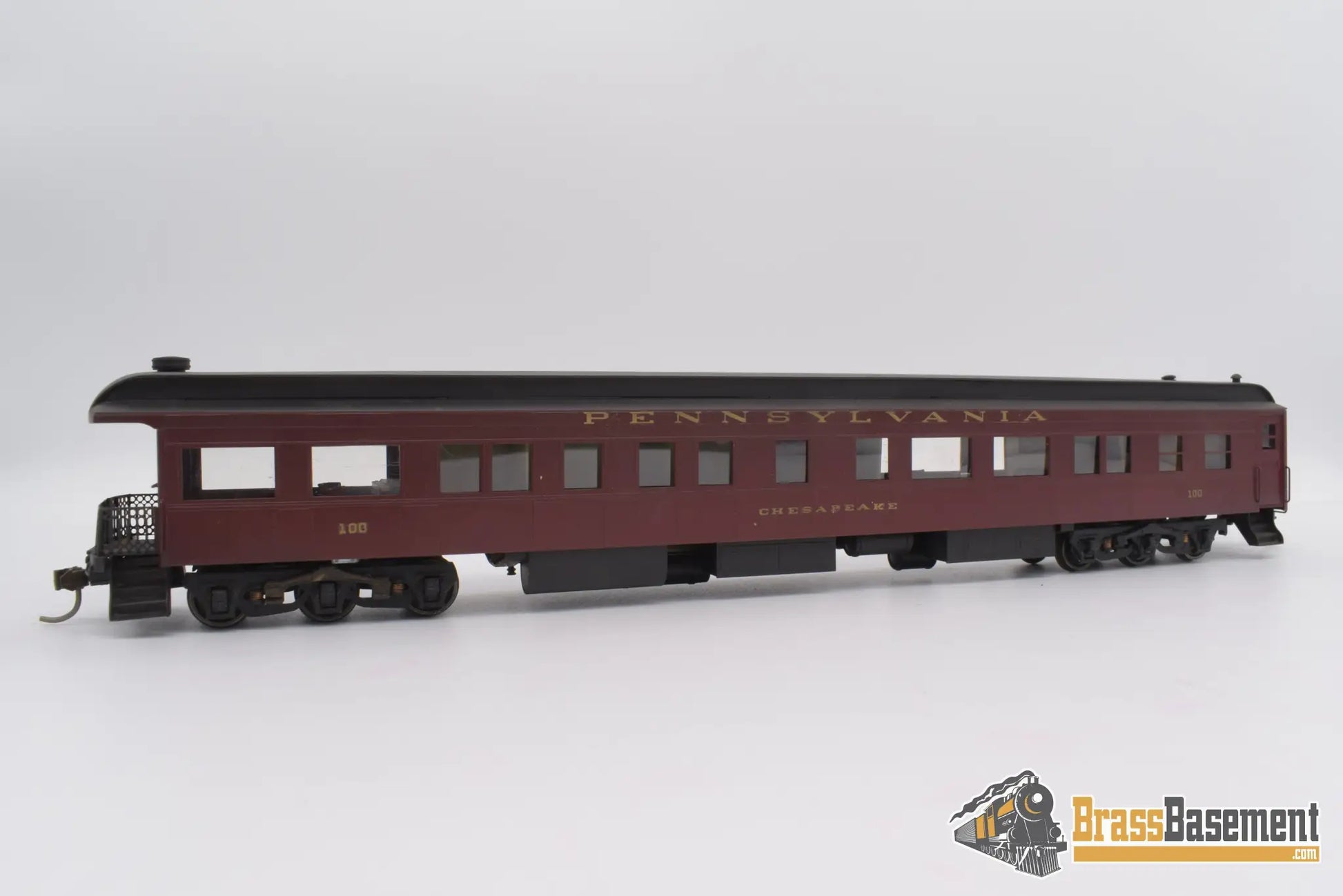 Ho Brass - Npp Pennsylvania Rr Business Car ‘Chesapeake’ #100 Super Custom Full Interior