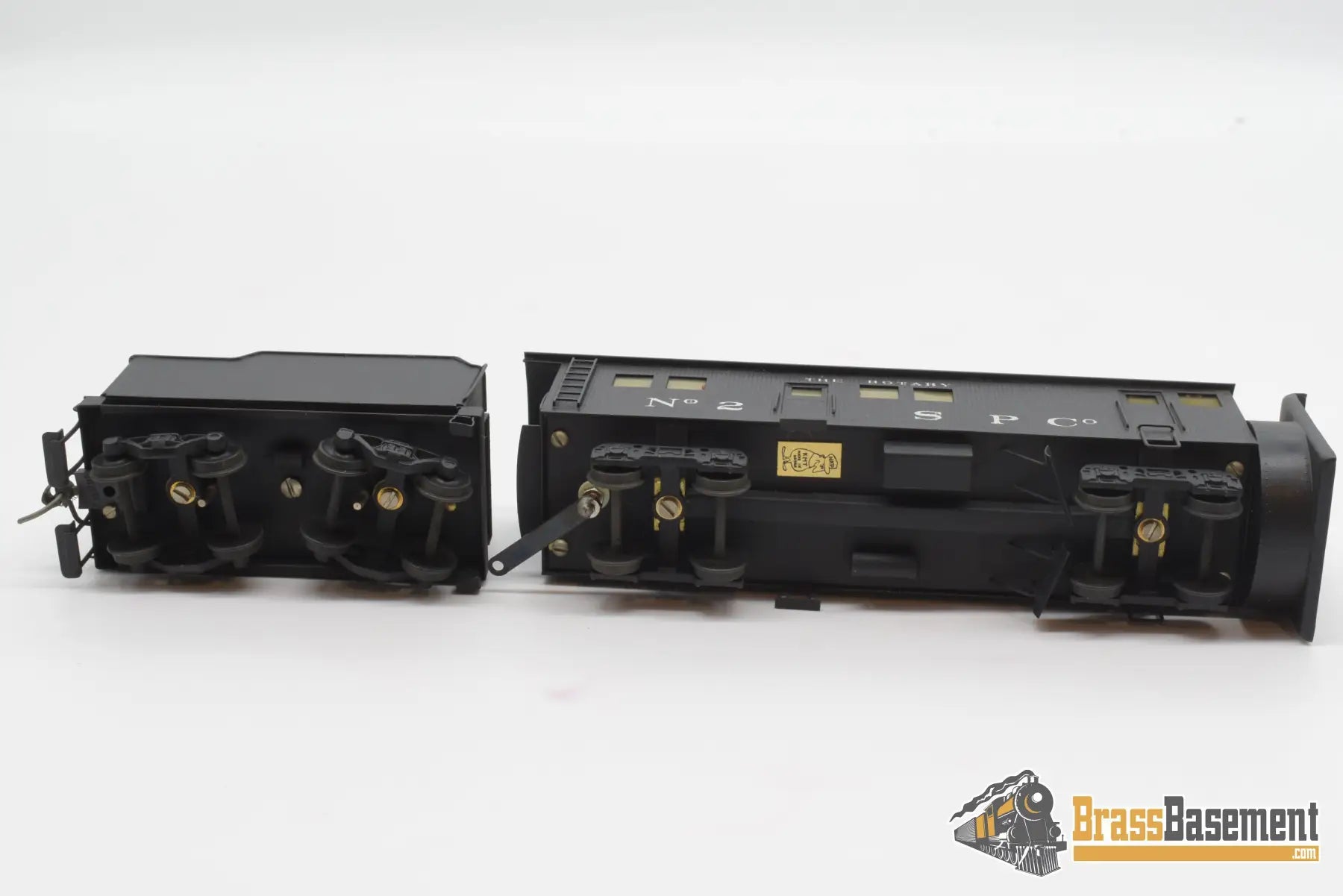 Ho Brass - Npp Rotary Snow Plow W/ Tender Painted Freight