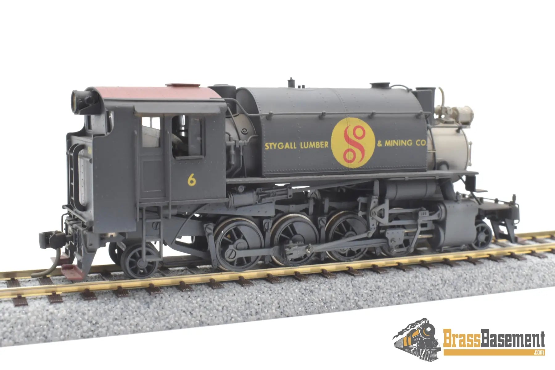 Ho Brass - Nwsl Alco Minarets 2 - 8 - 2T Logger Stygall Lumber & Mining Co. Toby Built Steam