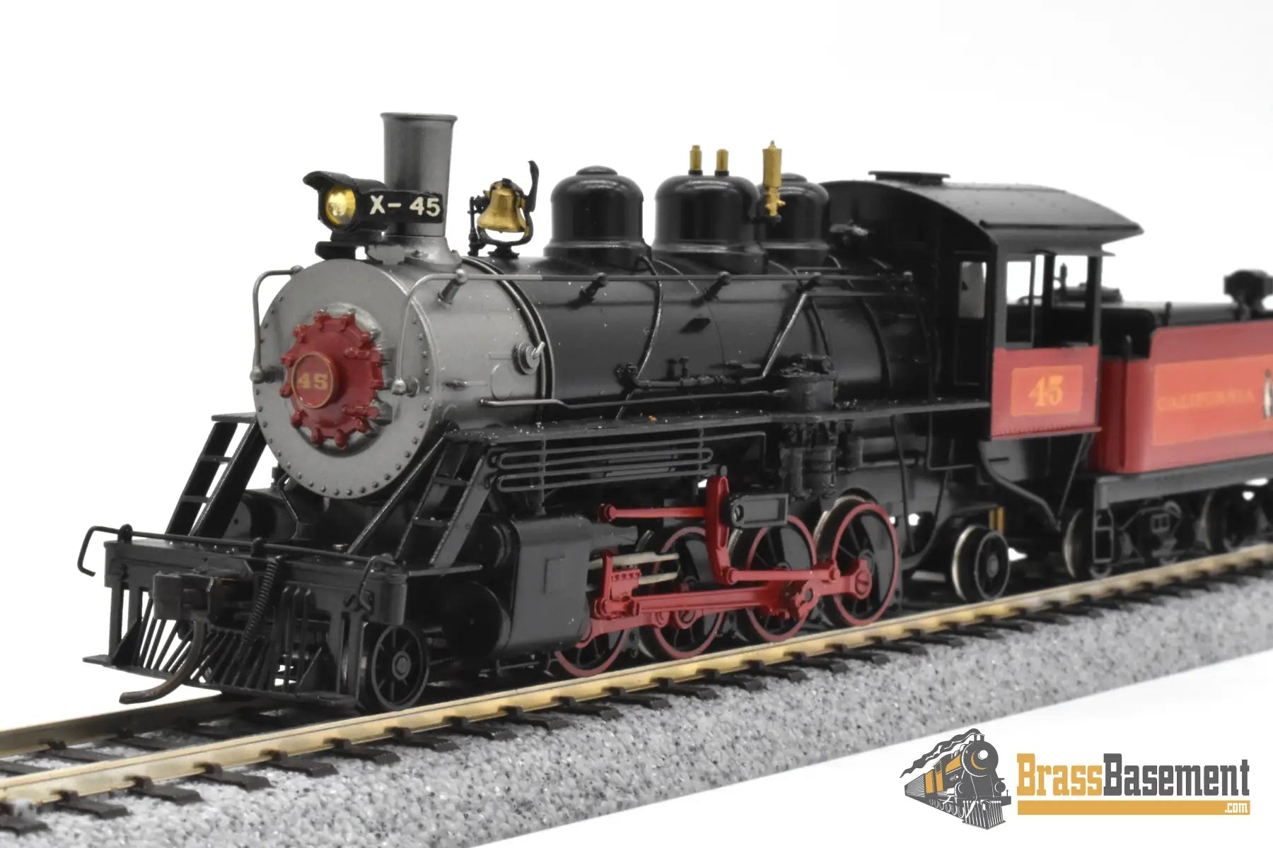 HO Brass NWSL Baldwin 70 ton Logging Mikado 2 8 2 California Western #45 SUPER PRO PAINT Steam