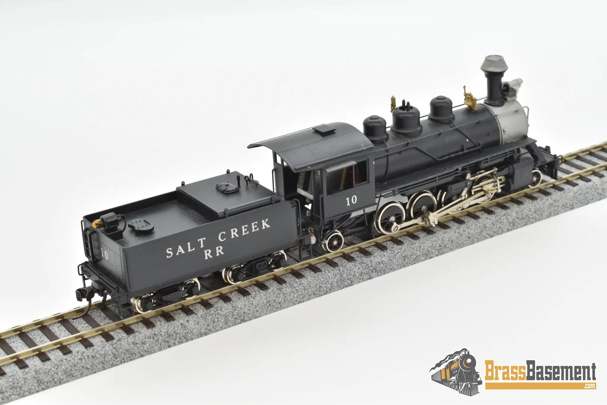 Ho Brass - Nwsl Baldwin 70 - Ton Logging Mikado 2 - 8 - 2 Private Road Steam