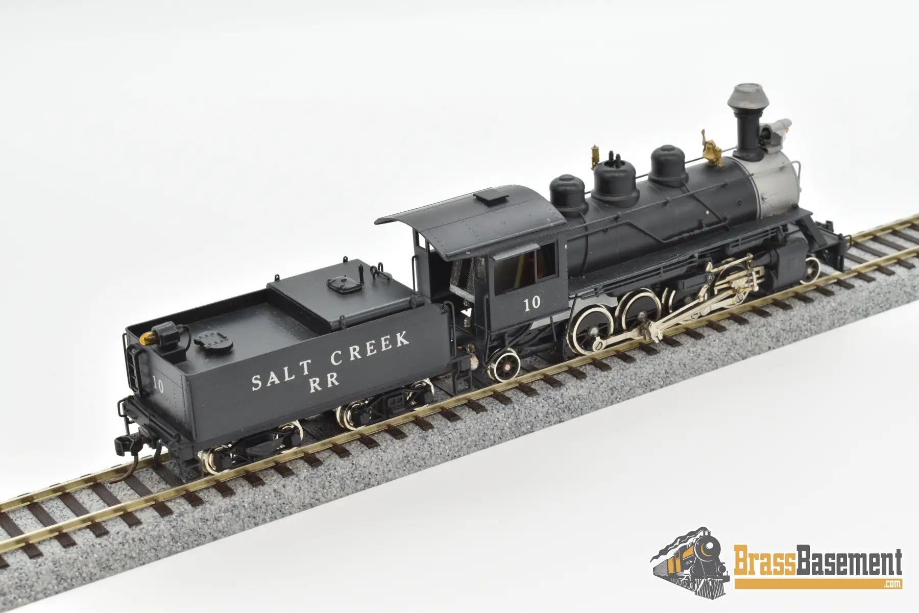 Ho Brass - Nwsl Baldwin 70 - Ton Logging Mikado 2 - 8 - 2 Private Road Steam
