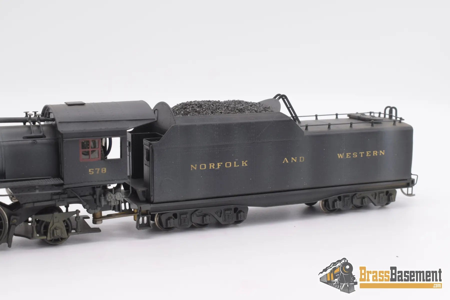 Ho Brass - Nwsl Norfolk & Western E2A 4 - 6 - 2 #578 C/P