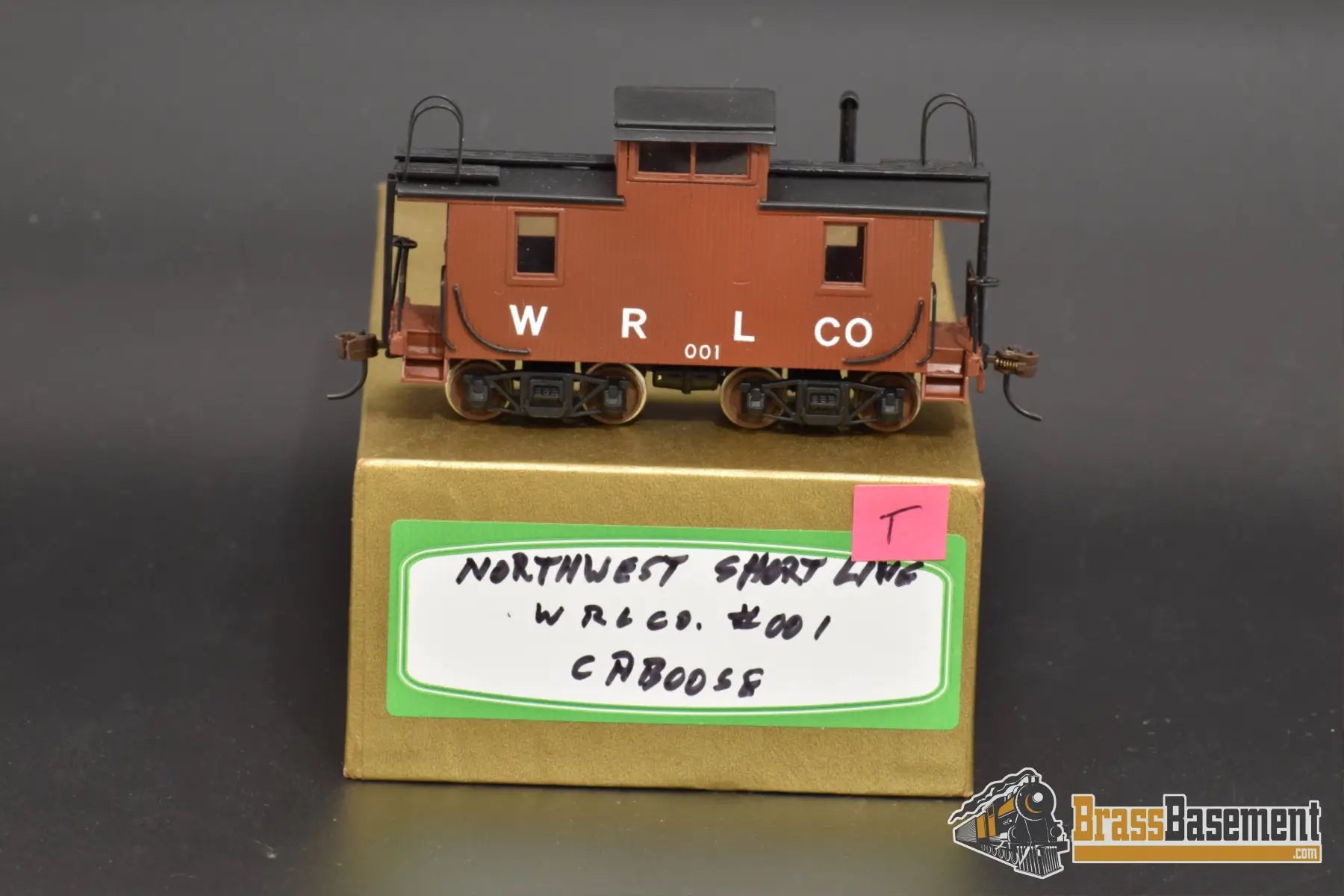 Ho Brass - Nwsl White River Lumber Co. Caboose #001 Pro Custom Paint