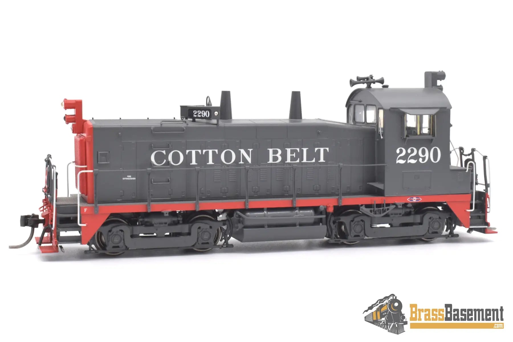 Ho Brass - Omi 087010066.2 Ssw Cotton Belt Sw1200 #2290 W/ Special Number Boards And Light Package