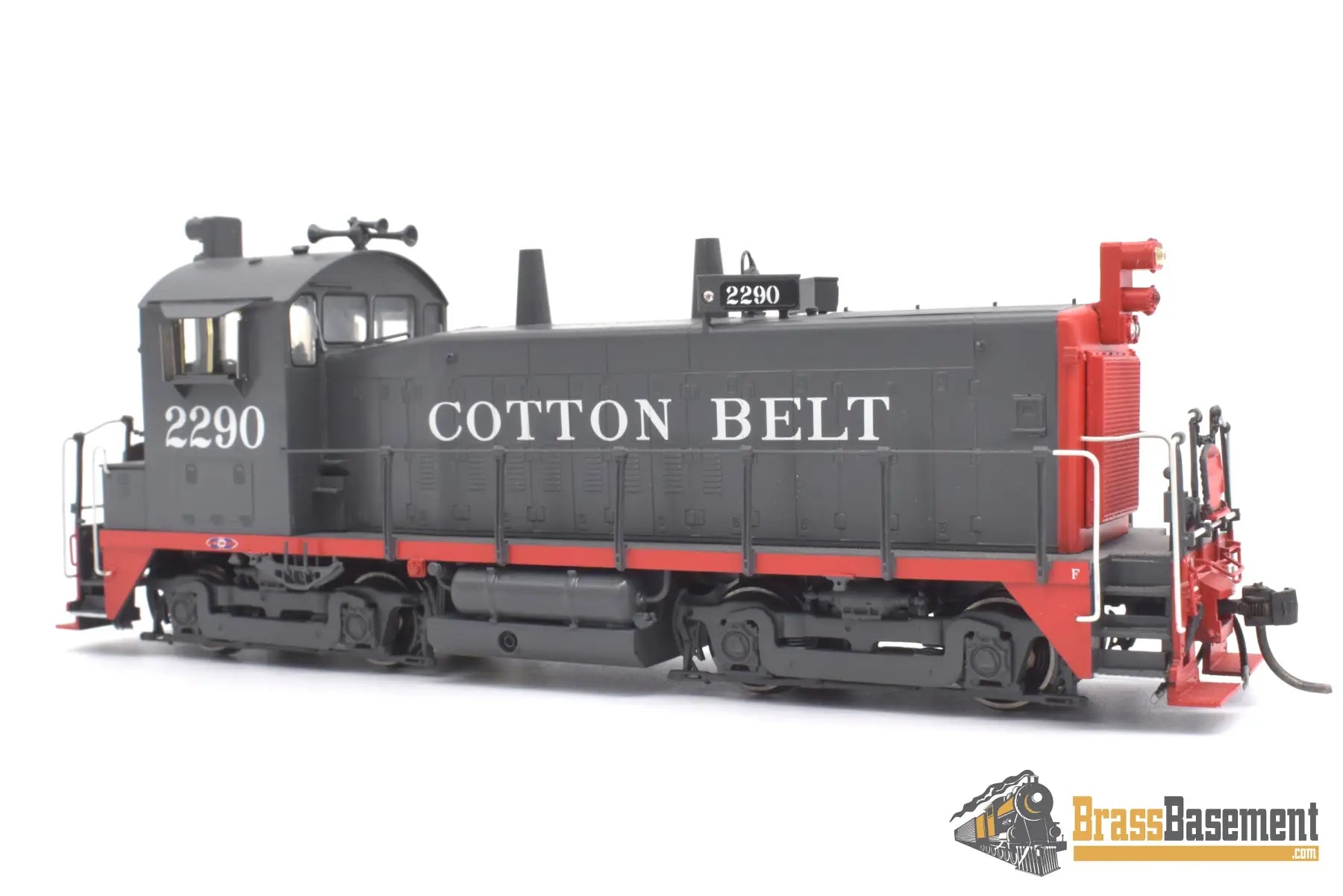 Ho Brass - Omi 087010066.2 Ssw Cotton Belt Sw1200 #2290 W/ Special Number Boards And Light Package