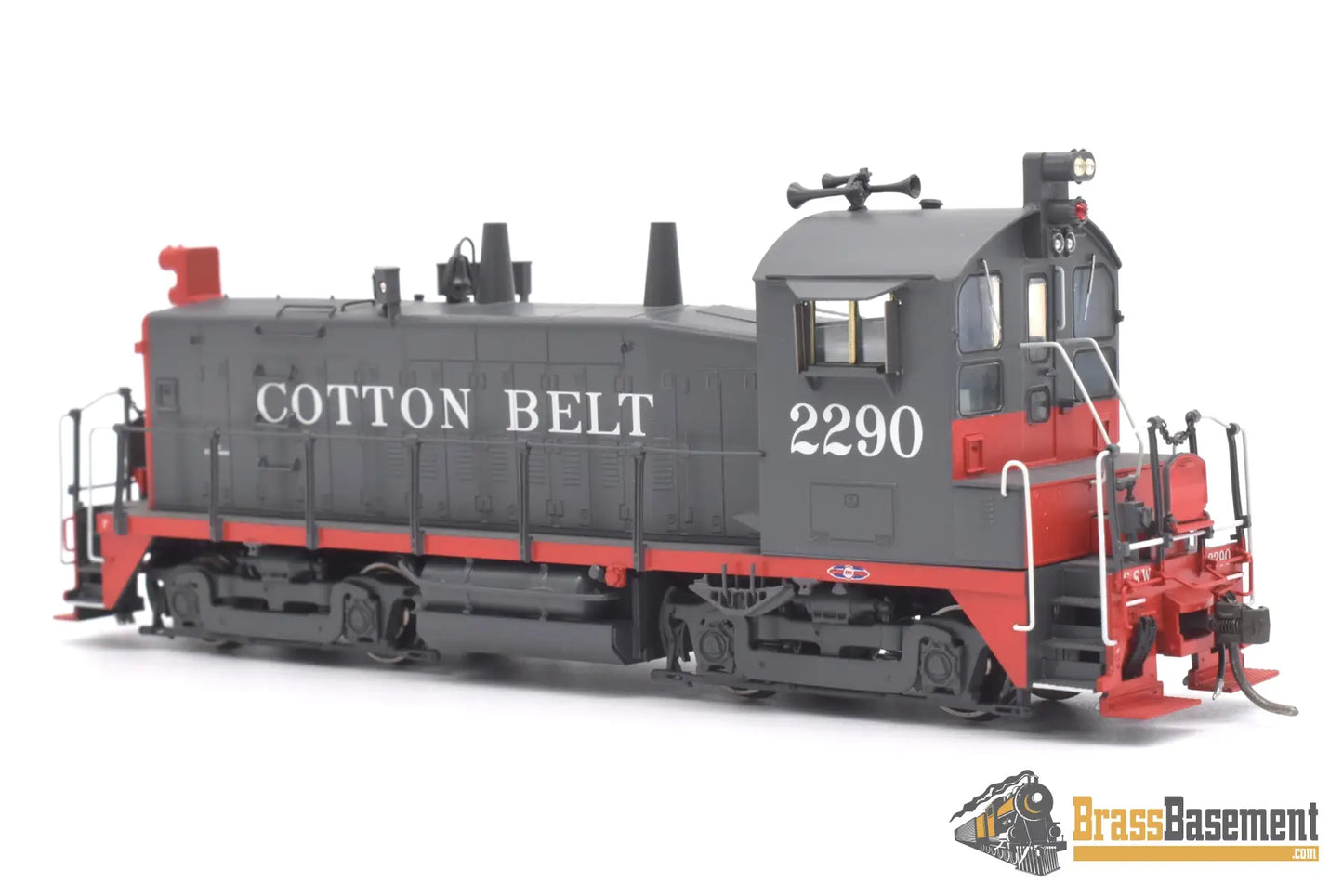 Ho Brass - Omi 087010066.2 Ssw Cotton Belt Sw1200 #2290 W/ Special Number Boards And Light Package