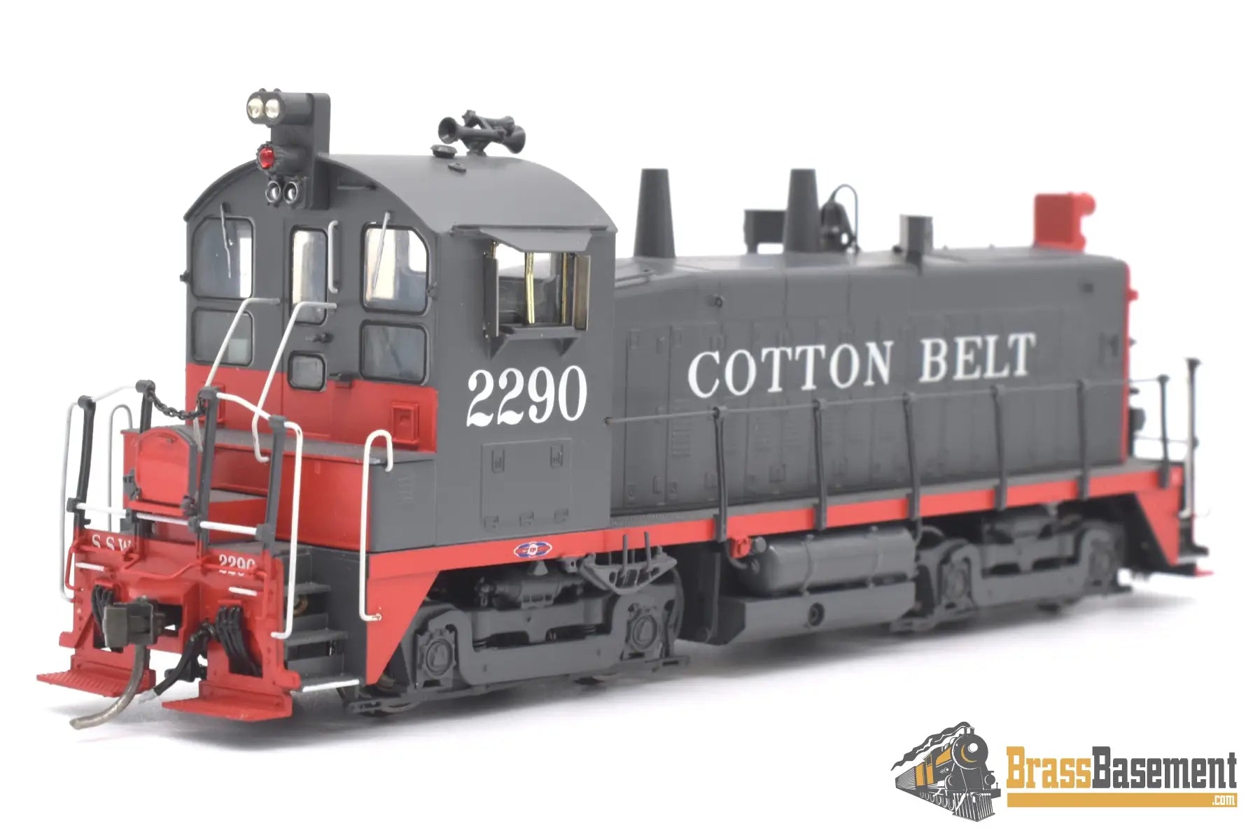Ho Brass - Omi 087010066.2 Ssw Cotton Belt Sw1200 #2290 W/ Special Number Boards And Light Package
