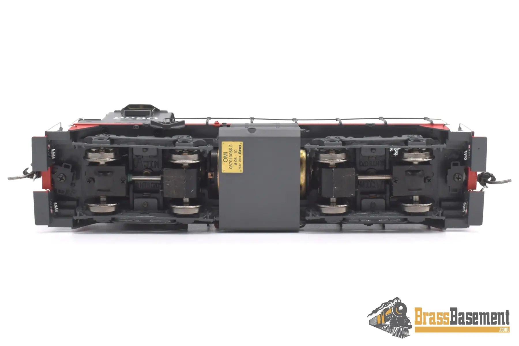 Ho Brass - Omi 087010066.2 Ssw Cotton Belt Sw1200 #2290 W/ Special Number Boards And Light Package