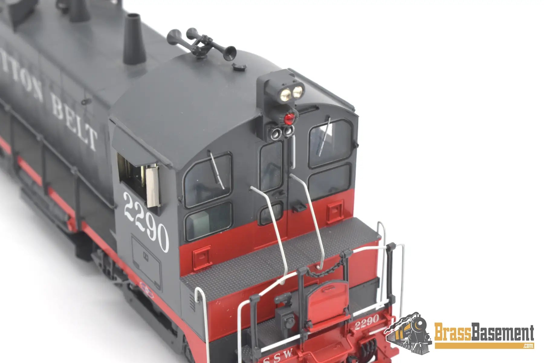 Ho Brass - Omi 087010066.2 Ssw Cotton Belt Sw1200 #2290 W/ Special Number Boards And Light Package
