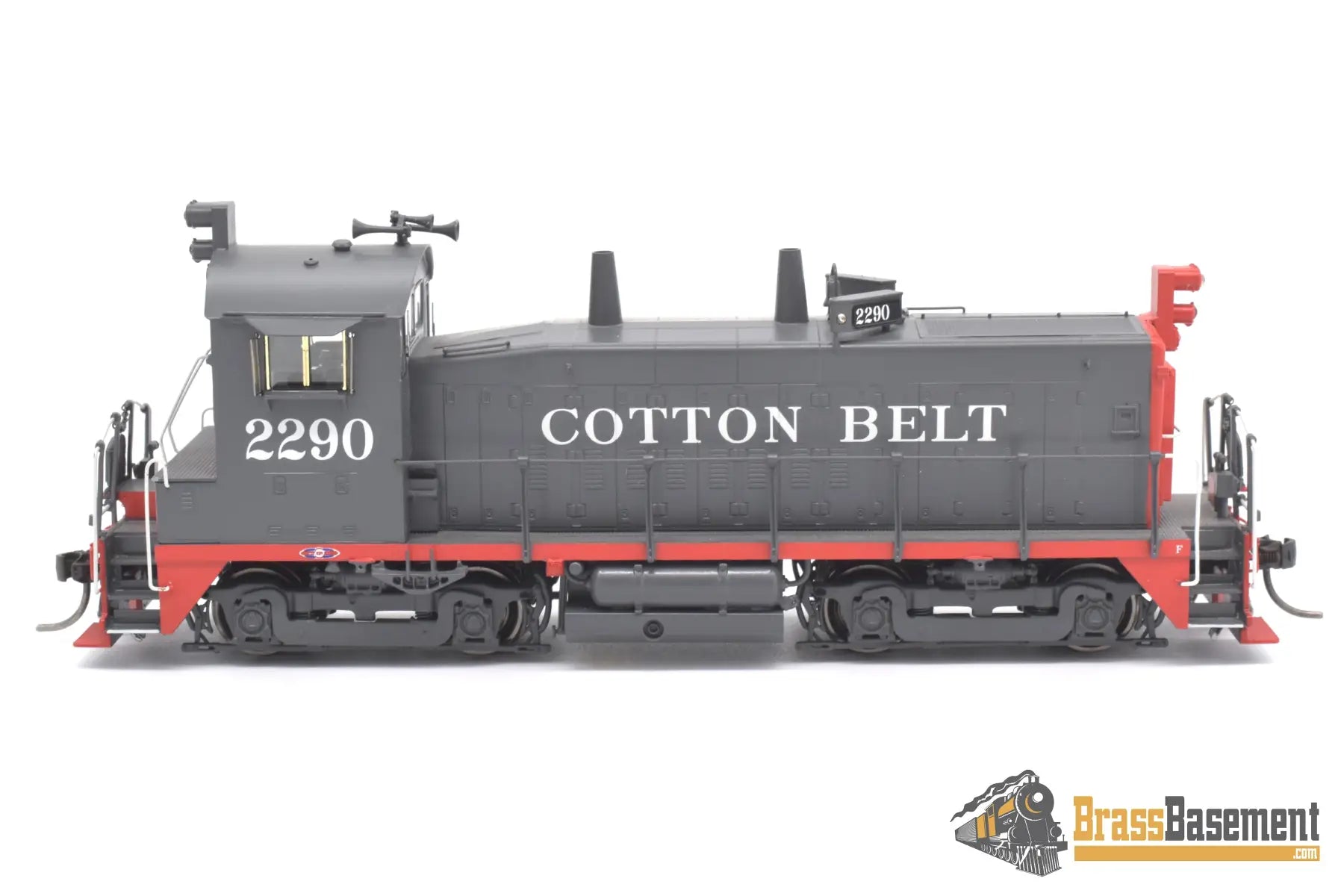 Ho Brass - Omi 087010066.2 Ssw Cotton Belt Sw1200 #2290 W/ Special Number Boards And Light Package