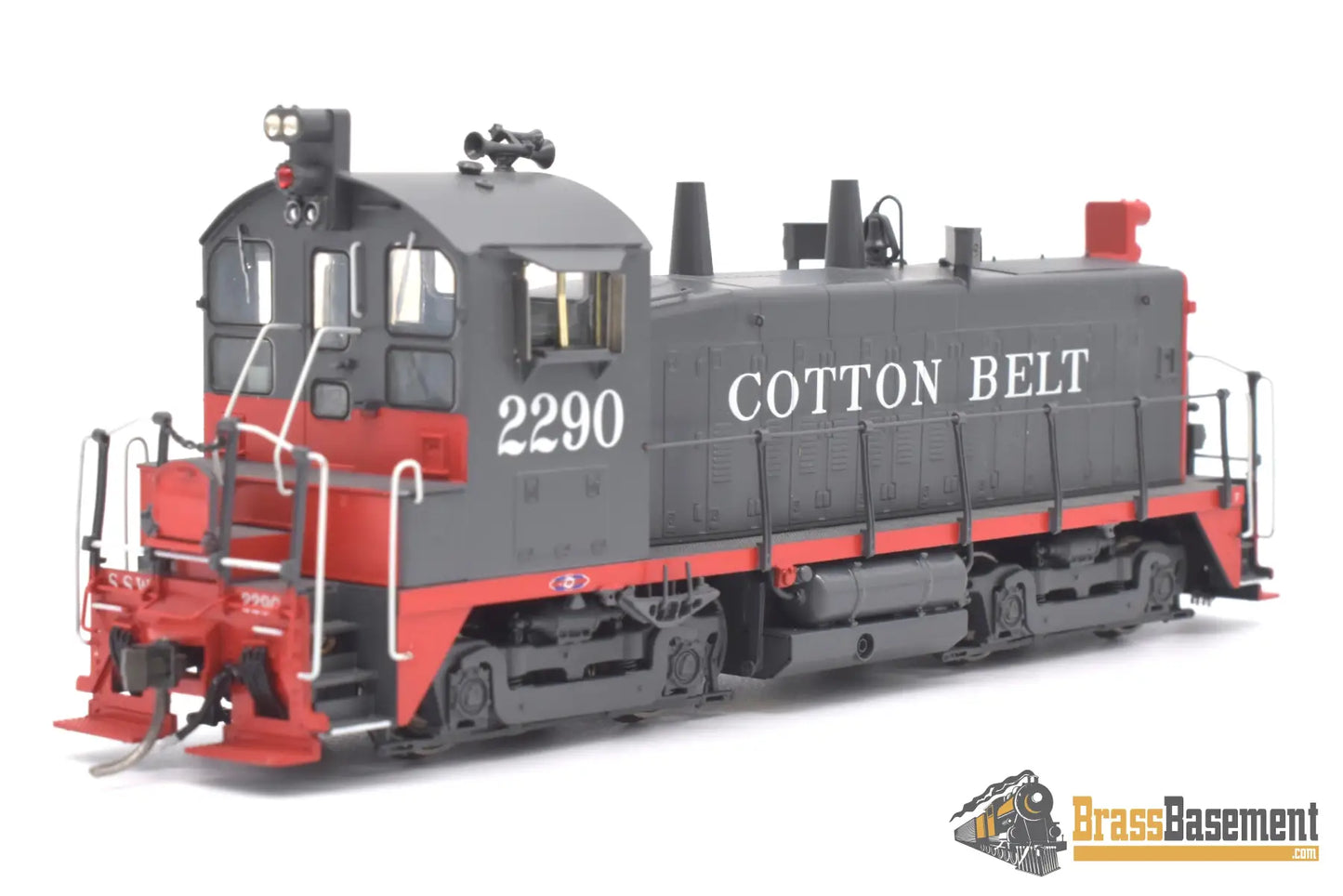 Ho Brass - Omi 087010066.2 Ssw Cotton Belt Sw1200 #2290 W/ Special Number Boards And Light Package